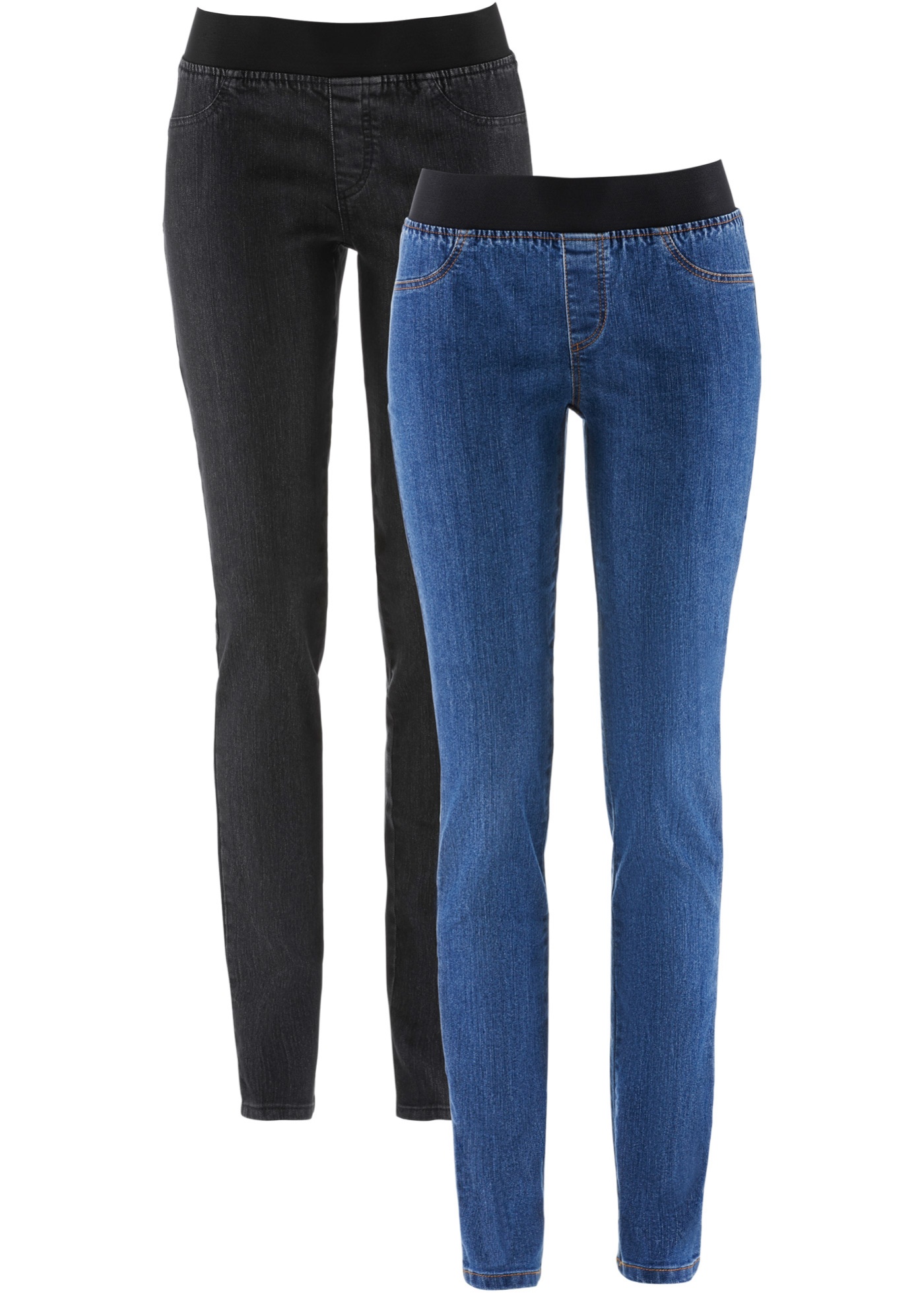 Jeansleggings mit Gummizug (2er-Pack) günstig online kaufen