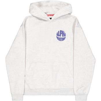 Alpha Industries  Sweatshirt Logo Hoodie Backprint W - pastel grey melange günstig online kaufen