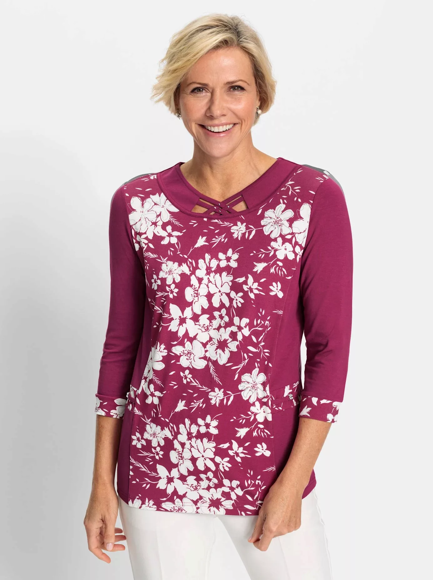 Classic 3/4-Arm-Shirt "Shirt", (1 tlg.) günstig online kaufen