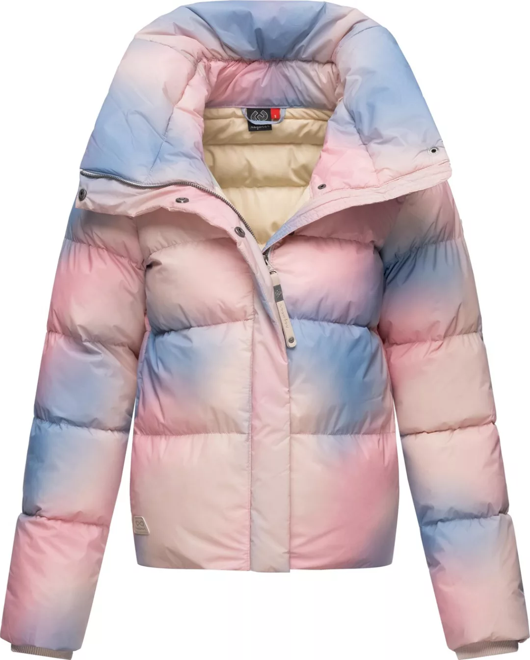 Ragwear Steppjacke "Lunis Ombre", ohne Kapuze, stylische, cropped Winter Ku günstig online kaufen