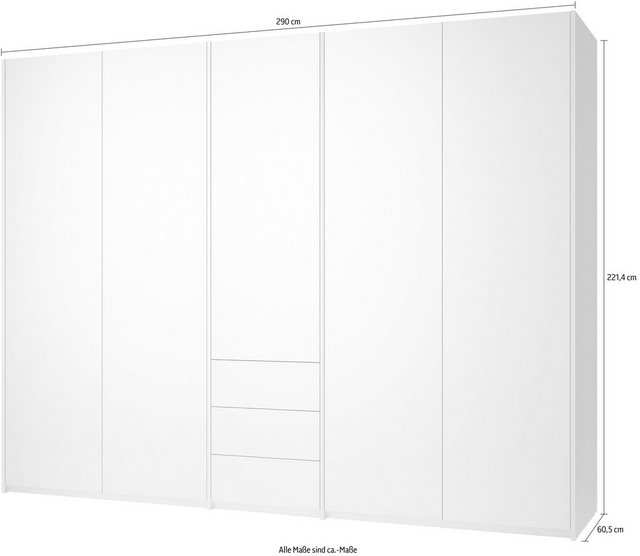 Müller SMALL LIVING Drehtürenschrank Modular Plus Variante 9 inklusive drei günstig online kaufen