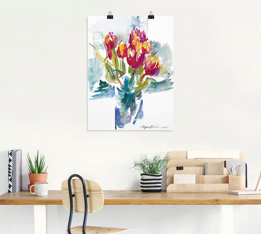 Artland Wandbild "Blumenstrauß I", Blumen, (1 St.), als Leinwandbild, Poste günstig online kaufen