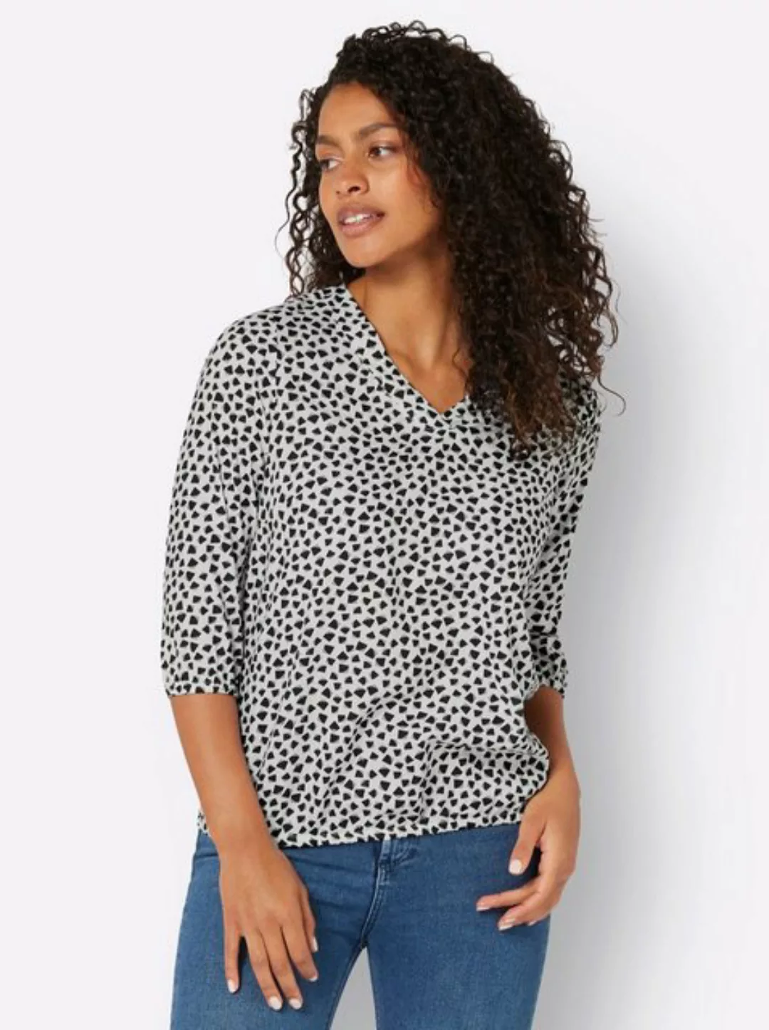 Witt Klassische Bluse Druckbluse günstig online kaufen