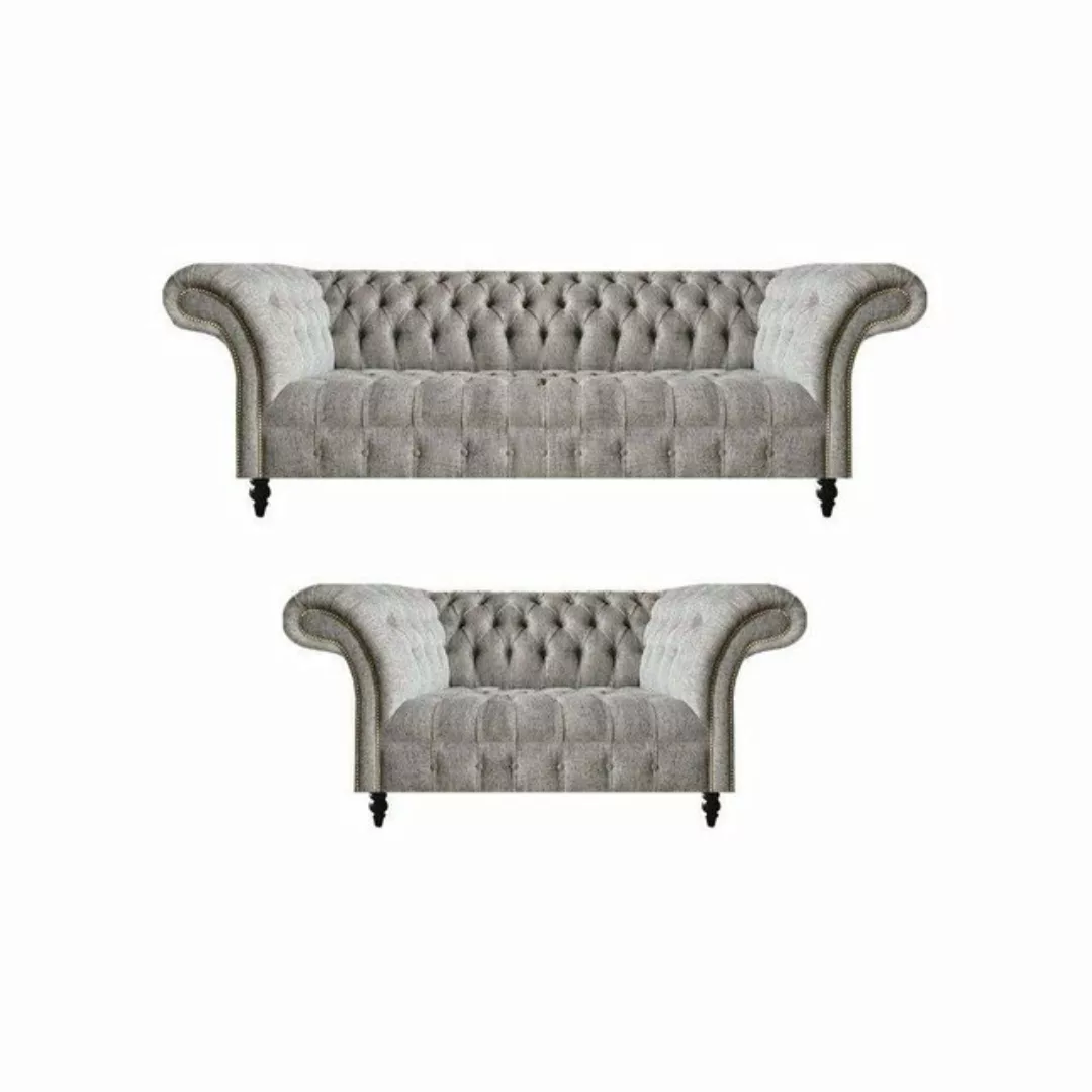 JVmoebel Chesterfield-Sofa Luxus Design Möbel Komplett Sofa Sitzmöbel Sesse günstig online kaufen