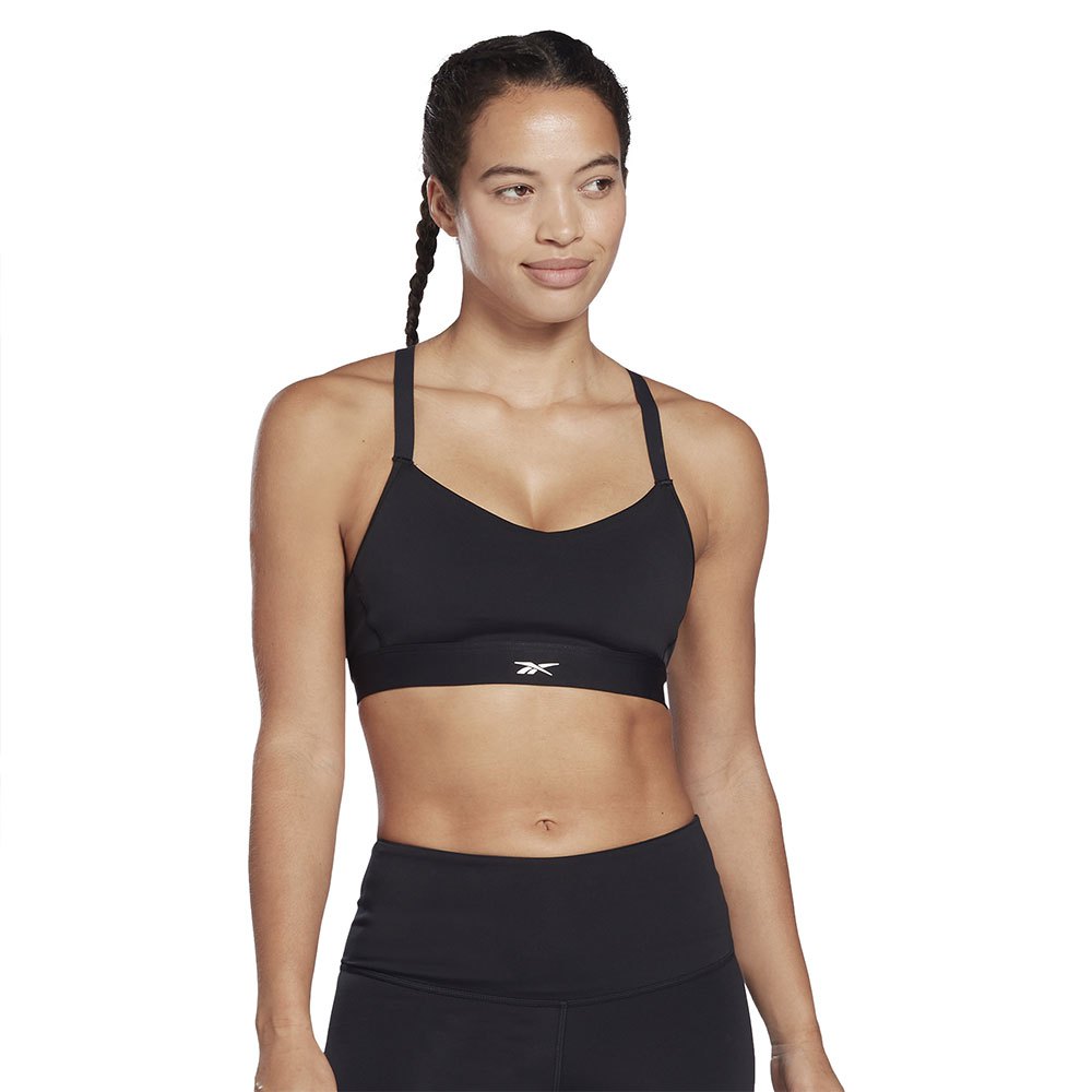 Reebok Lux Strappy Sports Sport-bh M Black günstig online kaufen