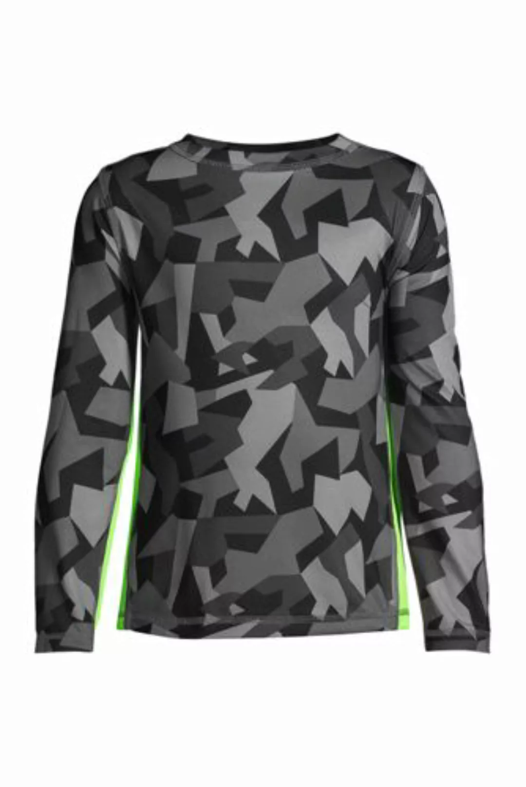 Active Langarm-Shirt Camouflage, Größe: 122/128, Grau, Polyester-Mischung, günstig online kaufen