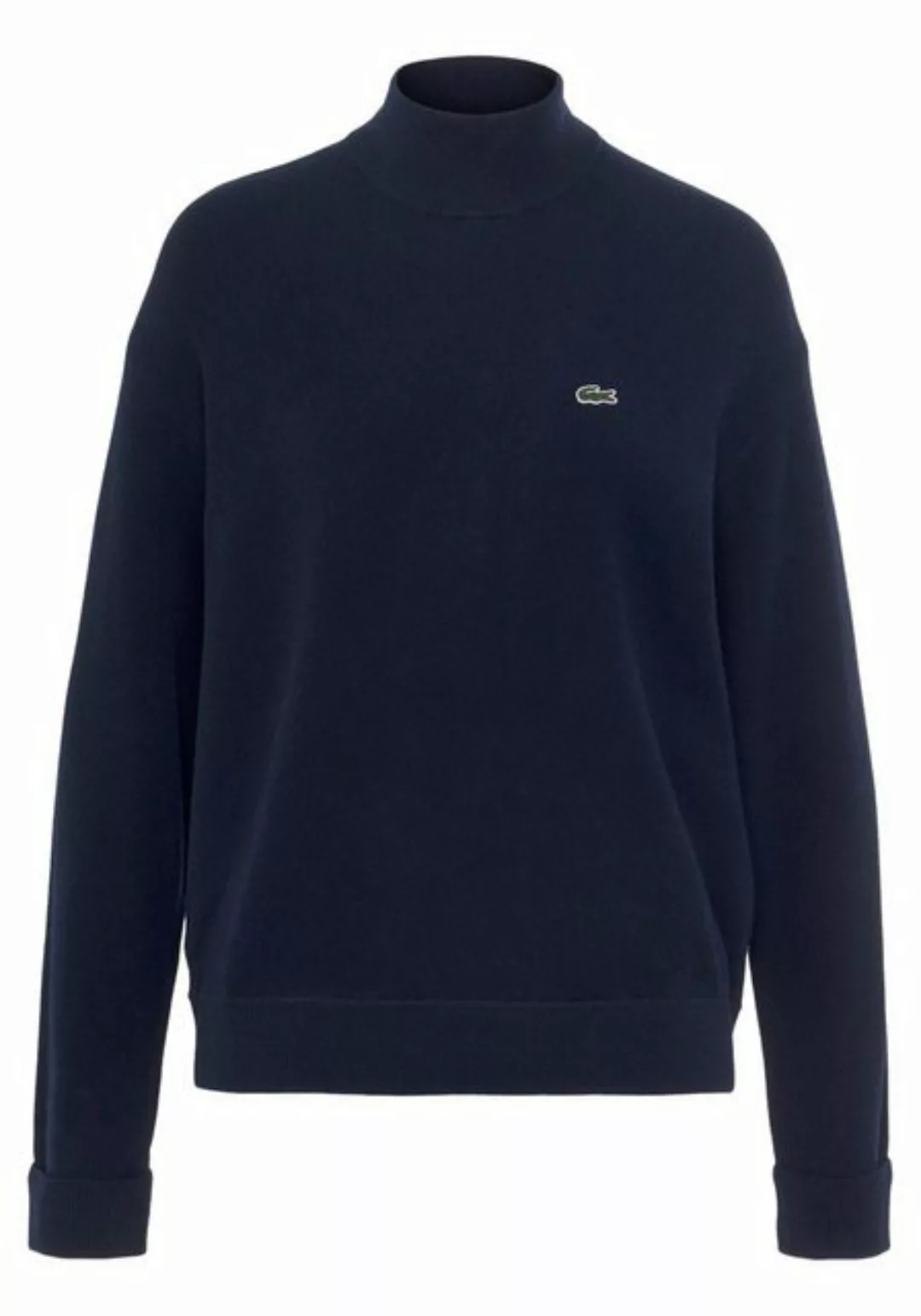 Lacoste Rollkragenpullover mit langen Ärmeln günstig online kaufen