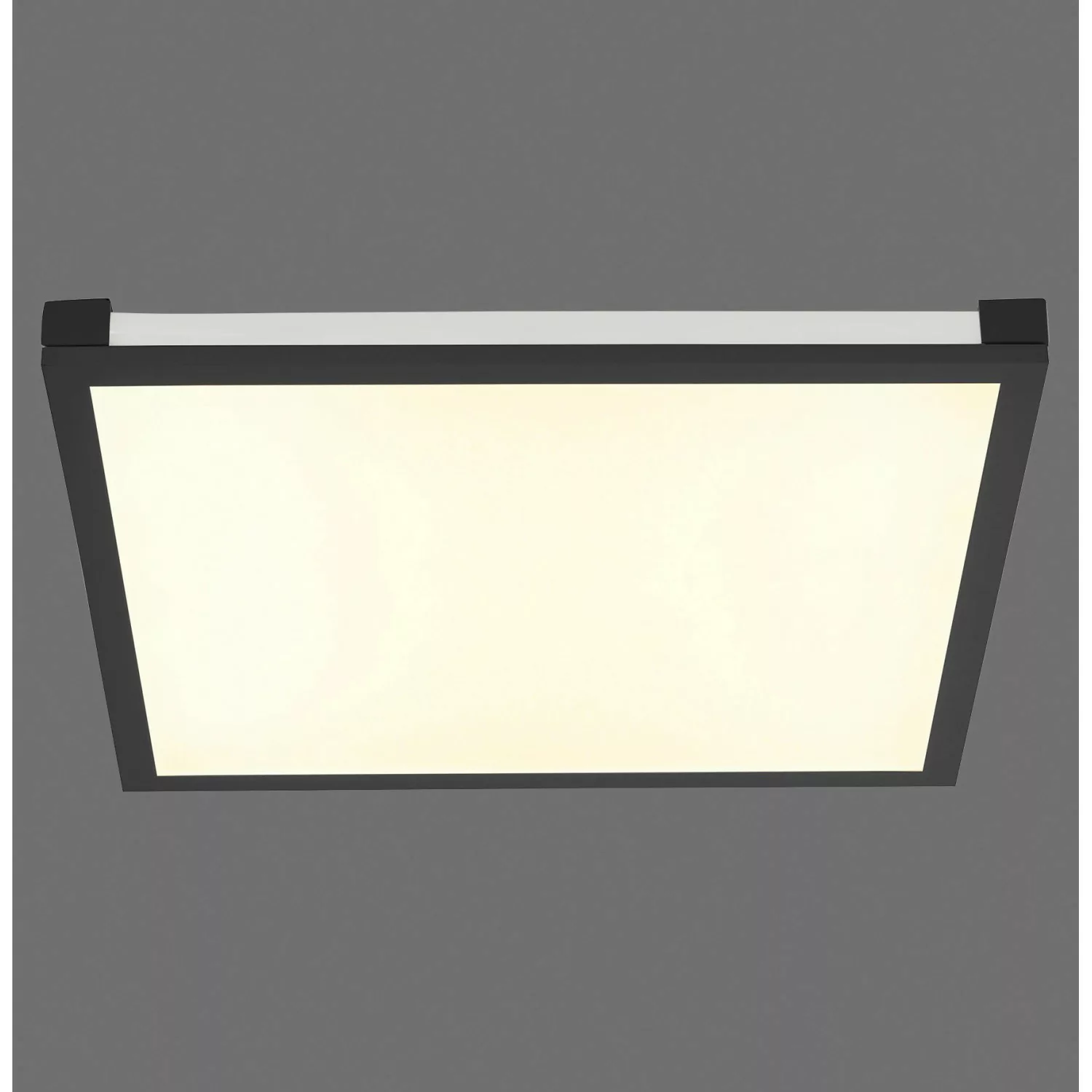 Just Light. LED-Deckenleuchte Mario Schwarz 45 cm x 45 cm CCT/ RGB günstig online kaufen