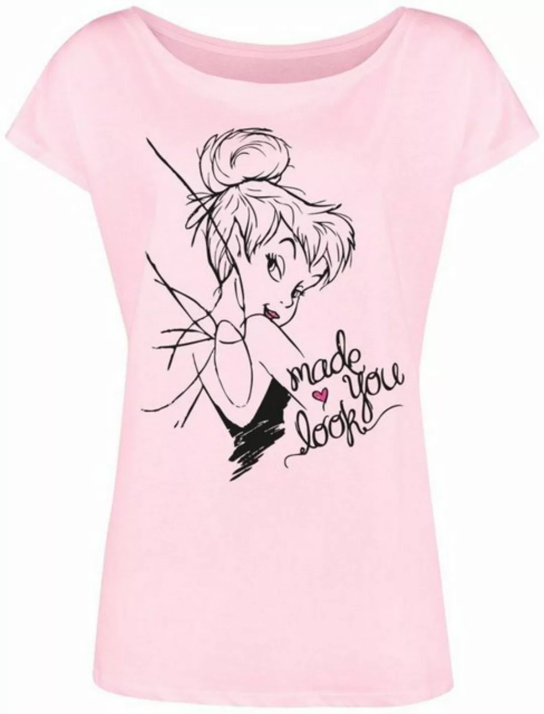 Tinkerbell Make Your Look Damen Loose-Shirt lightpink günstig online kaufen