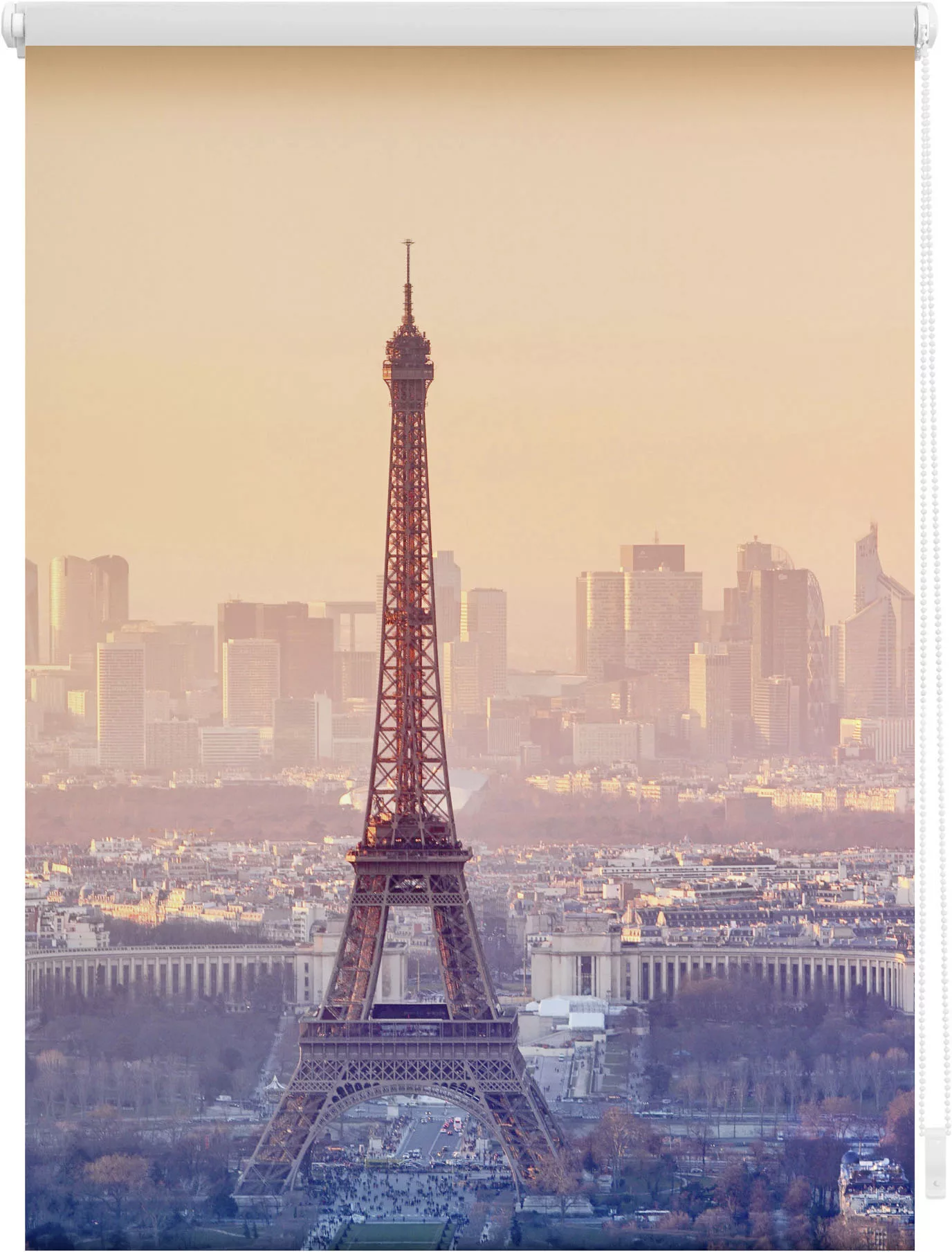 LICHTBLICK ORIGINAL Seitenzugrollo »Klemmfix Motiv Eiffelturm«, Lichtschutz günstig online kaufen