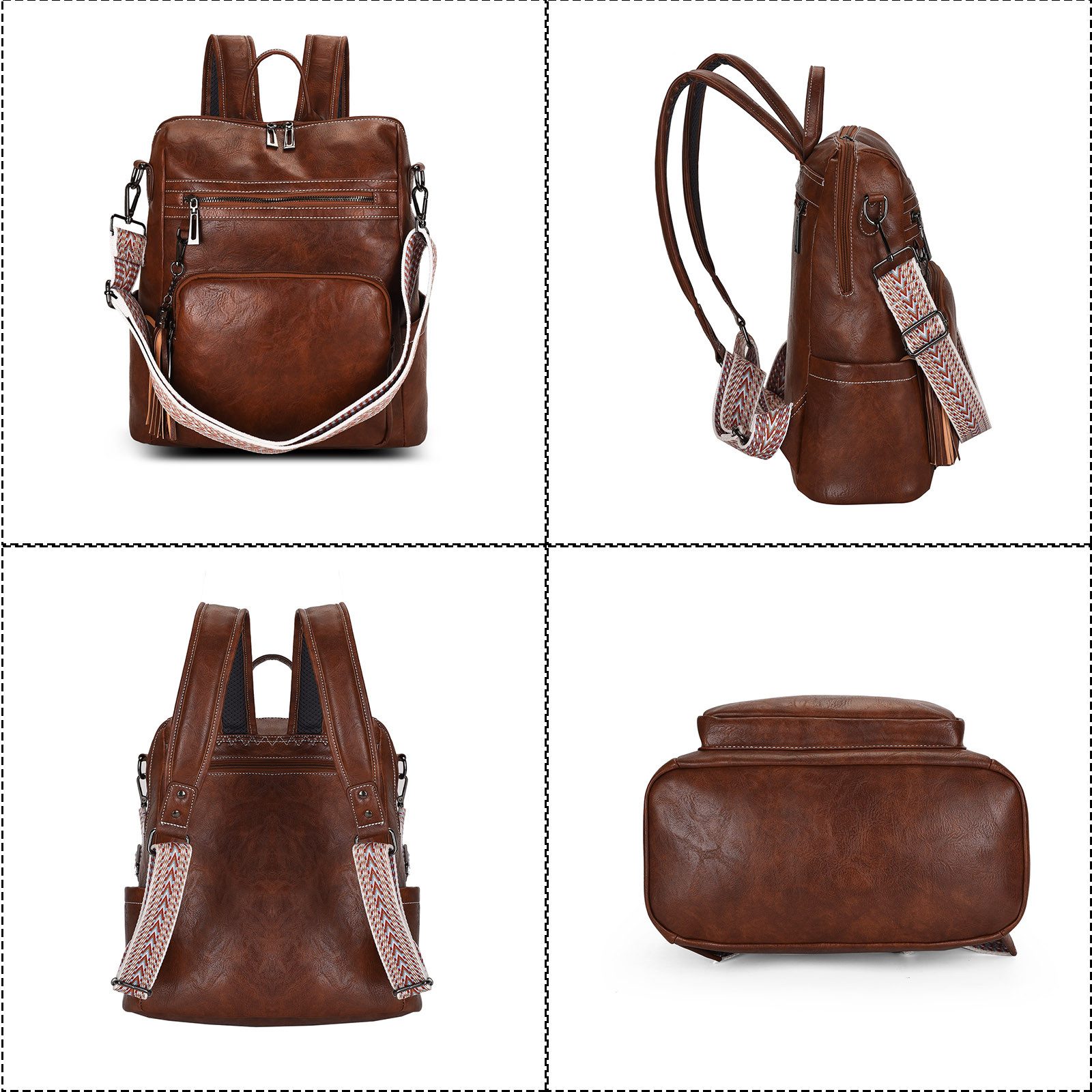 MODFU Rucksack Laptoprucksack Schulrucksack Lederrucksack Reiserucksack günstig online kaufen