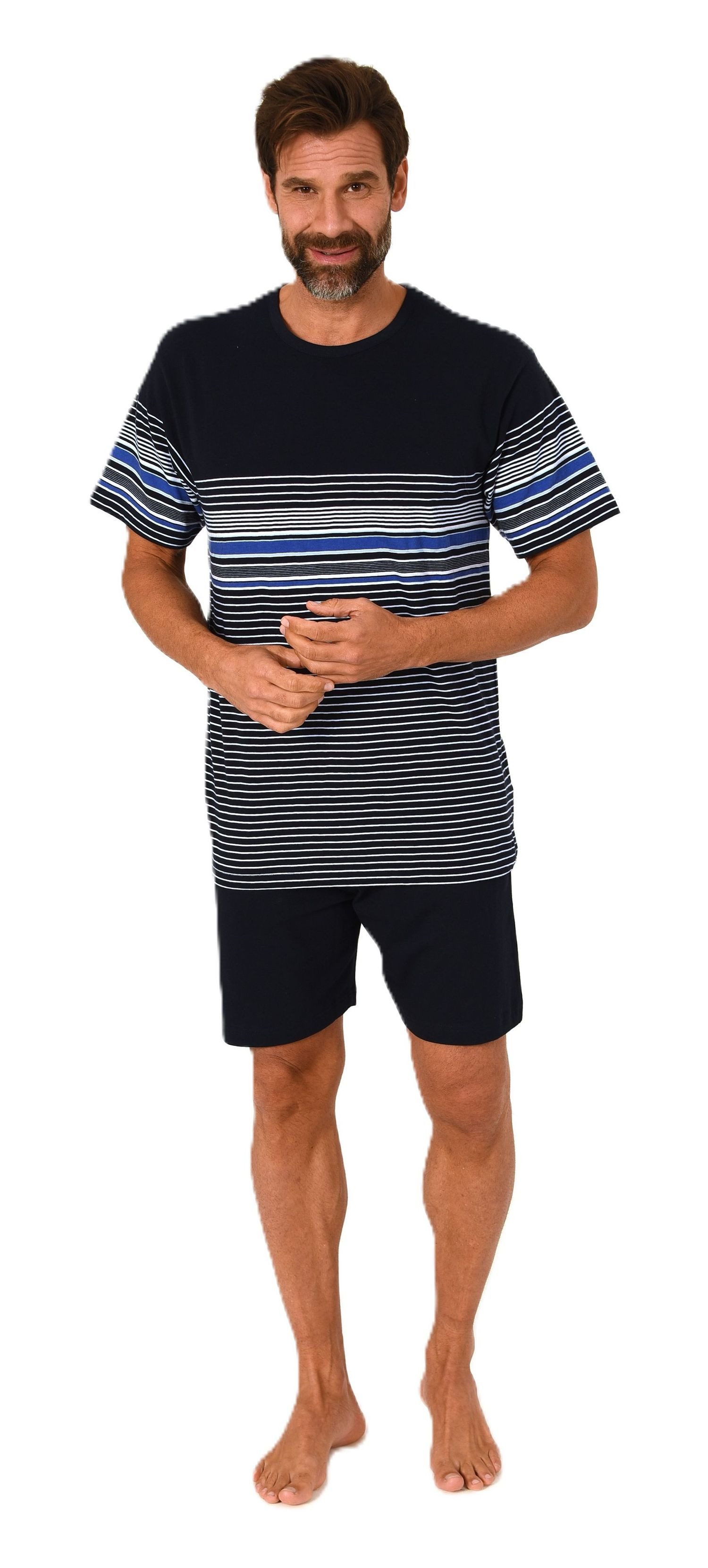 Normann Pyjama Normann Herren kurzarm Schlafanzug günstig online kaufen