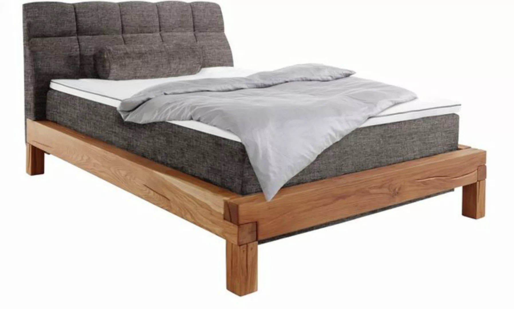 Home affaire Boxspringbett Villads, Liegefläche: 140/200 cm, aus Balkeneich günstig online kaufen