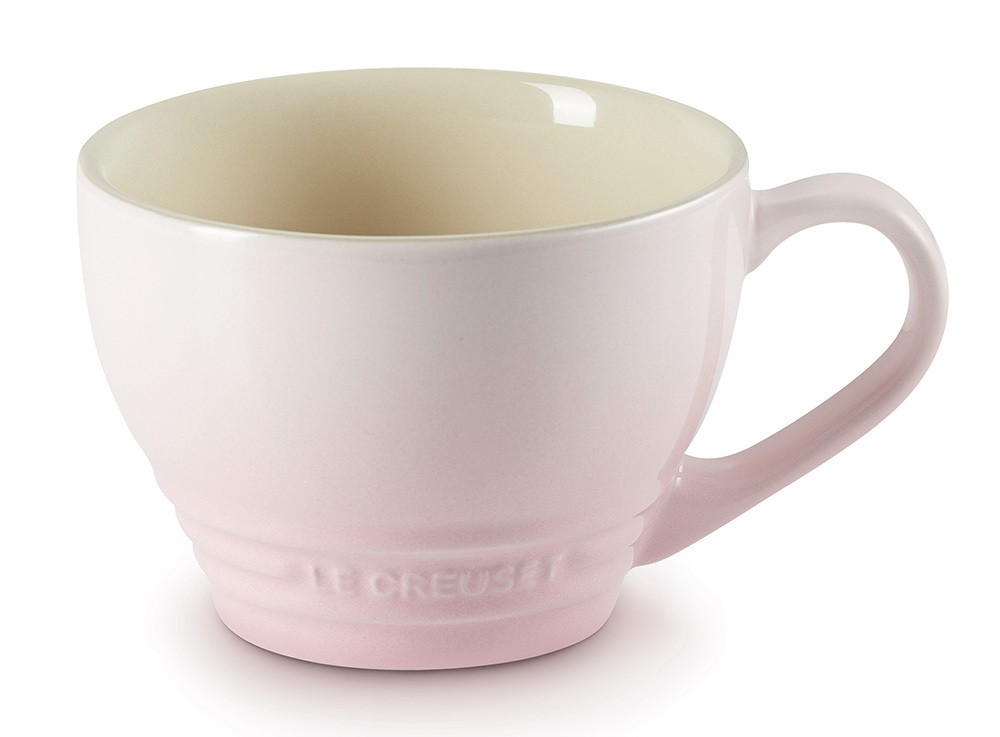 Le Creuset Cappuccino Tasse Steinzeug Shell Pink 400ml günstig online kaufen