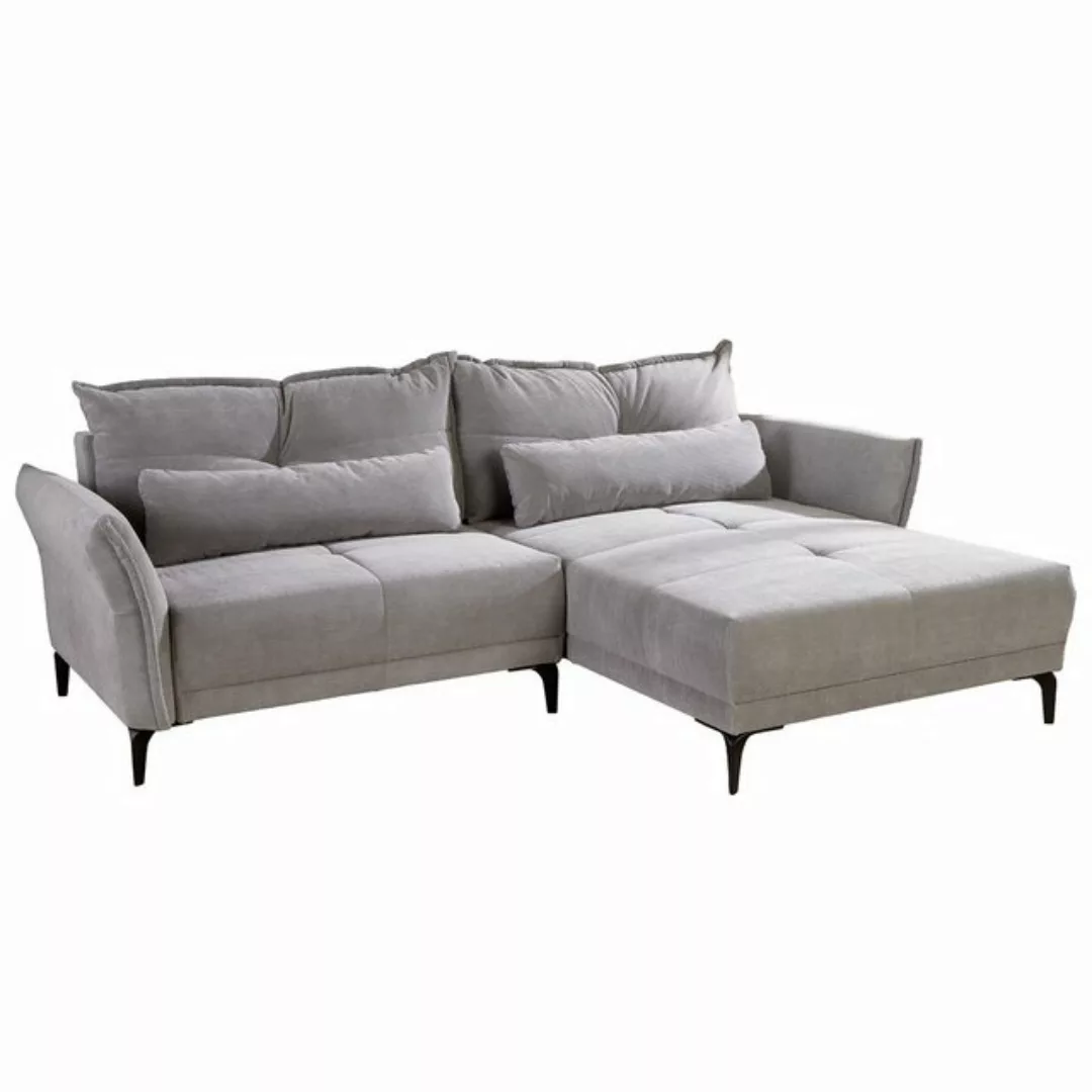 riess-ambiente Ecksofa DESIGNO 250cm grau / schwarz, Einzelartikel 1 Teile, günstig online kaufen