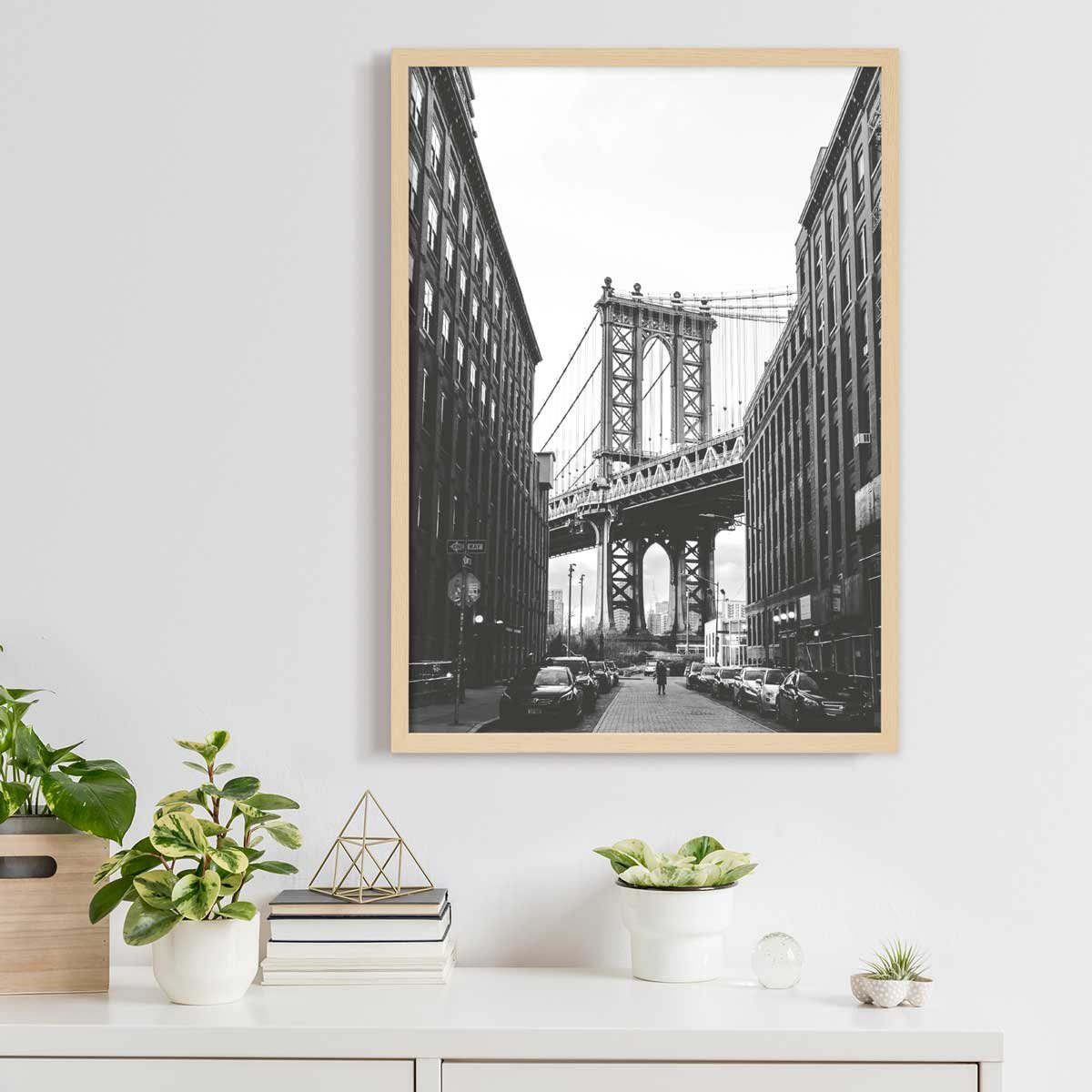 PHOTOLINI Bilderrahmen Poster-Einzelrahmen Modern Schmal günstig online kaufen