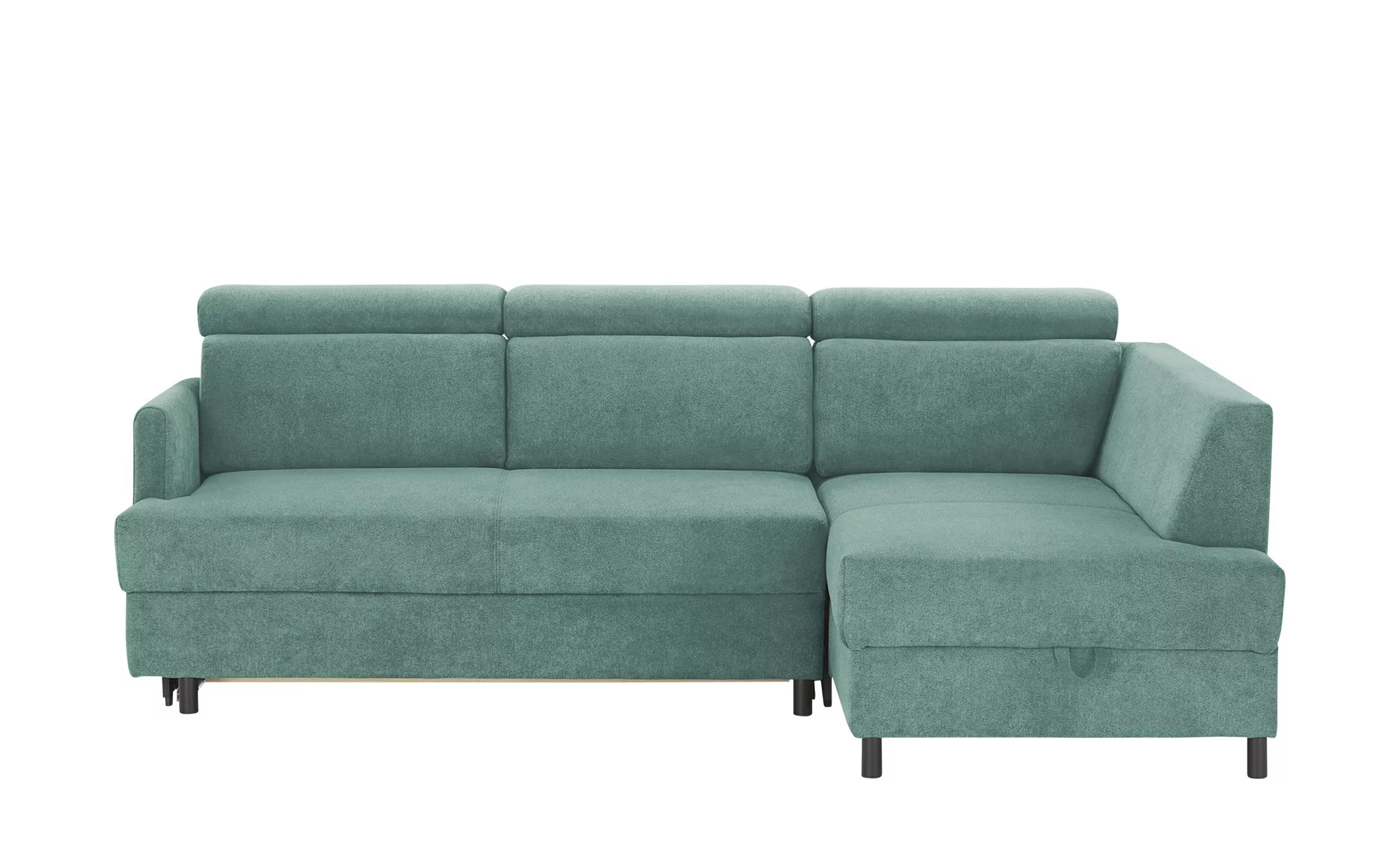 Ecksofa  Fabienne ¦ grün ¦ Maße (cm): B: 228 H: 81 T: 158.0 Polstermöbel > günstig online kaufen