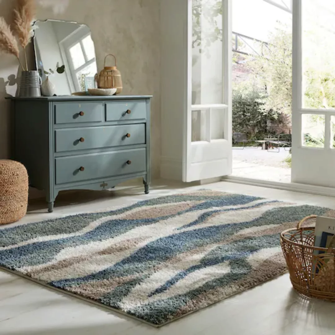 FLAIR RUGS Hochflor-Teppich »STREAM«, rechteckig günstig online kaufen