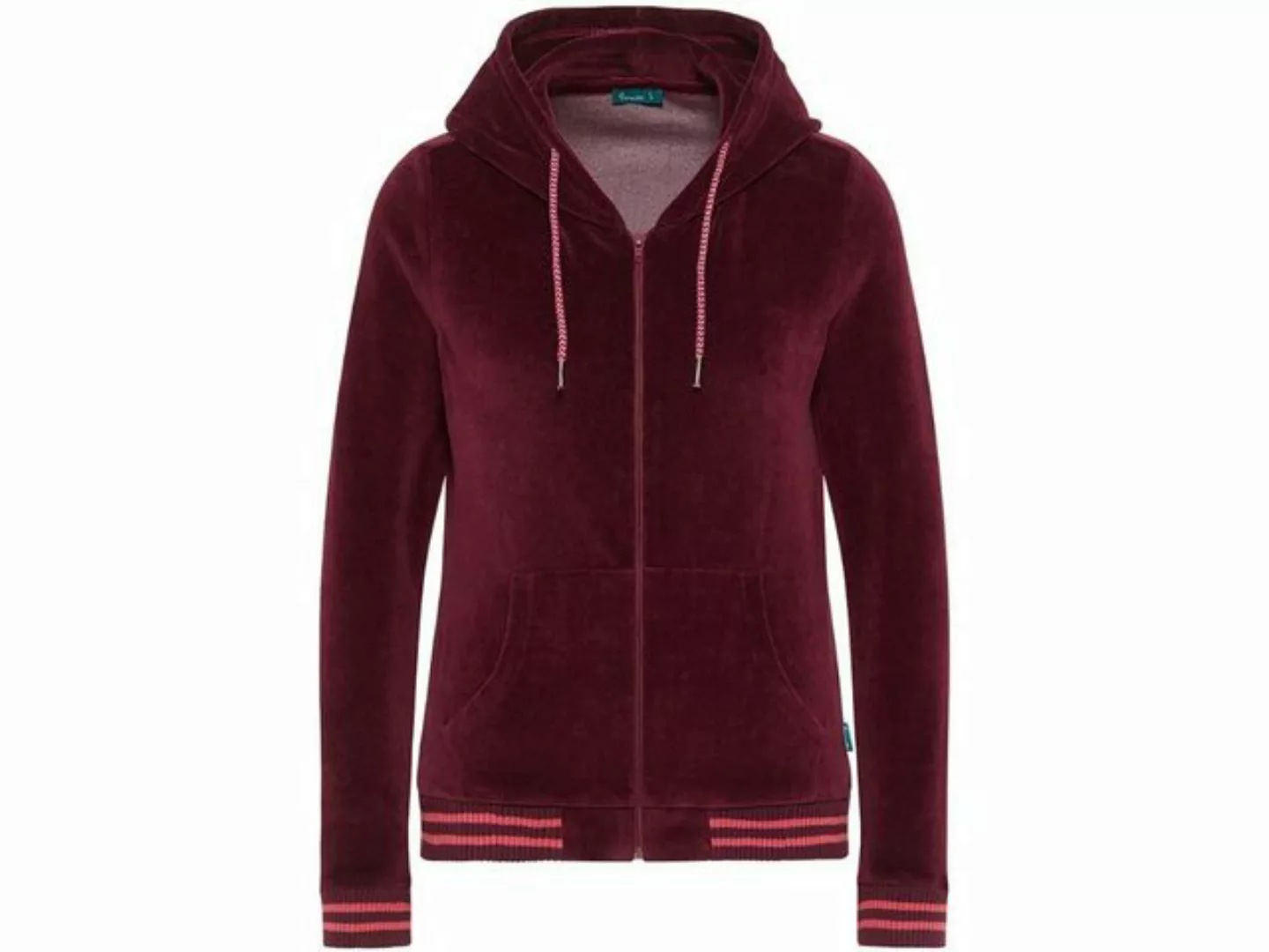 Tranquillo Kapuzenpullover tranquillo Bio-Damen-Zip-Hoodie aus Nicky Velour günstig online kaufen