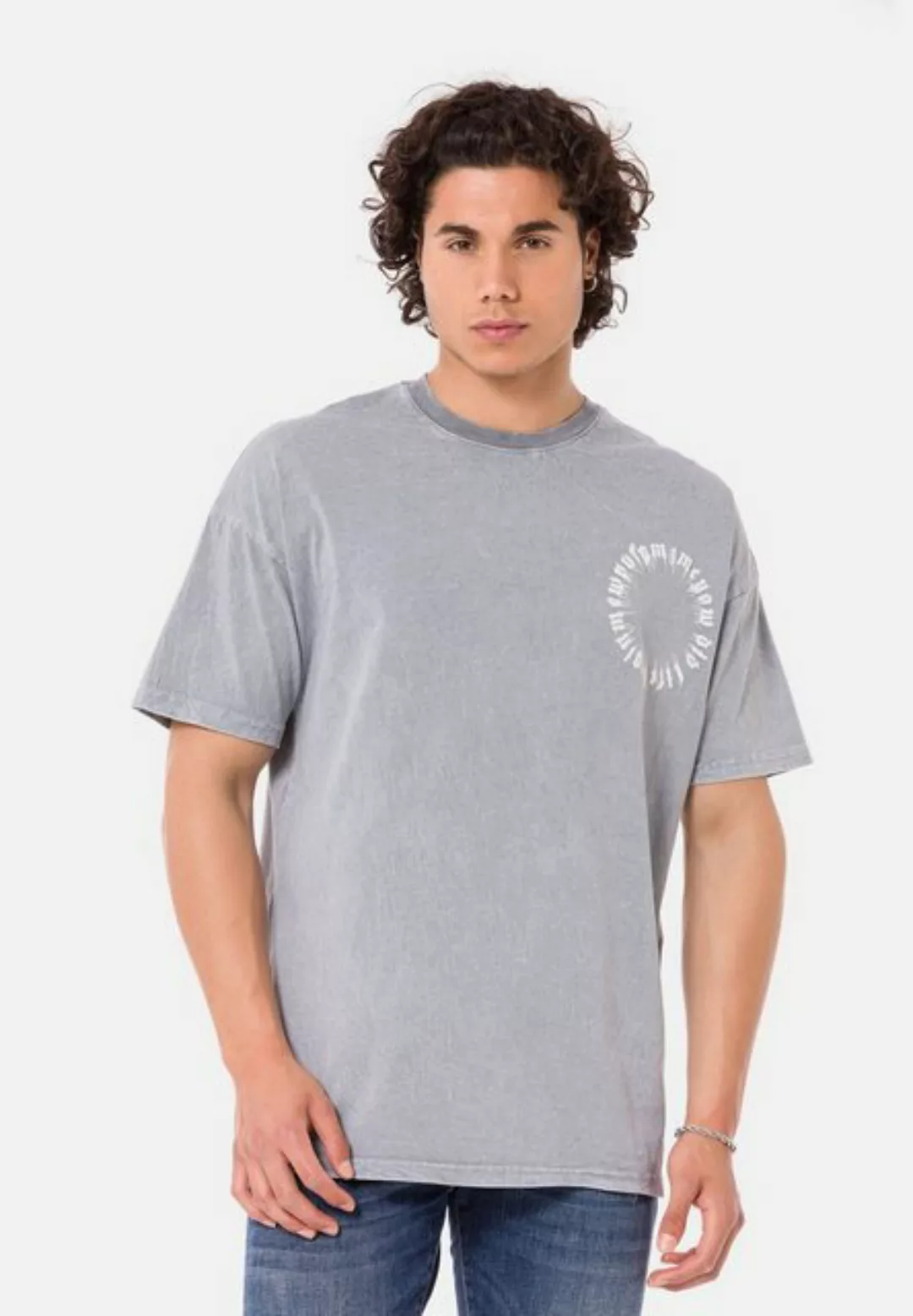 RedBridge T-Shirt Runcorn mit großflächigem Print auf dem Rücken günstig online kaufen
