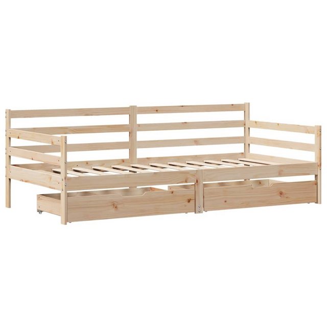 vidaXL Bett Tagesbett mit Schubladen 90x200 cm Massivholz Kiefer günstig online kaufen