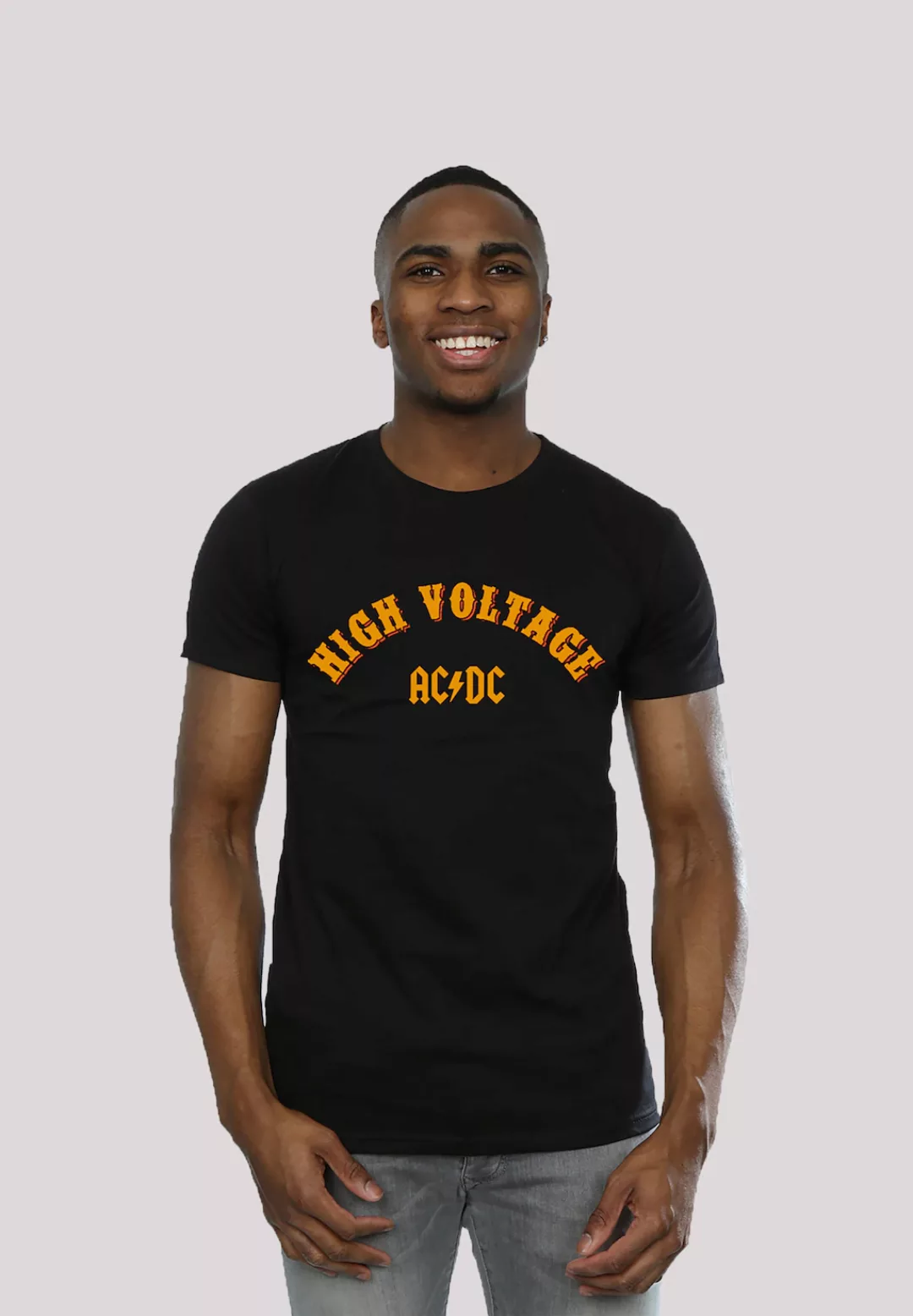 F4NT4STIC T-Shirt "ACDC High Voltage Collegiate", Herren,Premium Merch,Regu günstig online kaufen