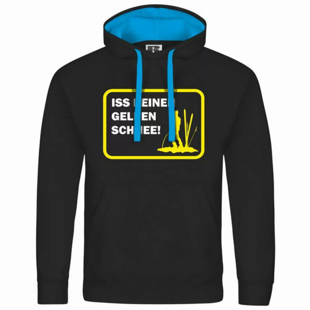 deinshirt Kapuzenpullover Herren Kapuzenpullover Iss keinen gelben Schnee M günstig online kaufen