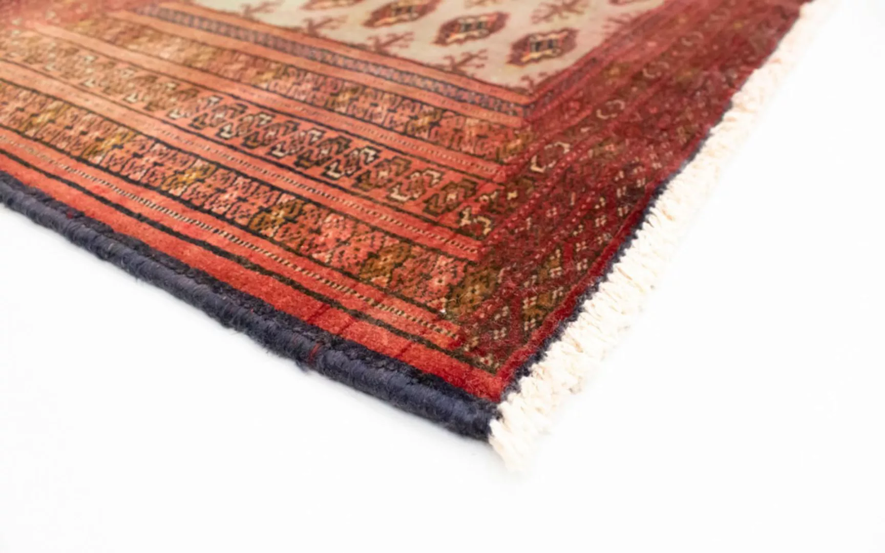 morgenland Wollteppich »Turkaman Teppich handgeknüpft rot«, rechteckig günstig online kaufen