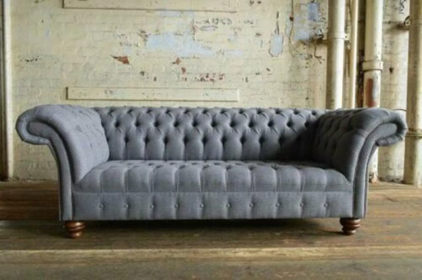 JVmoebel 3-Sitzer Edle Chesterfield Möbel Wohnzimmer Couch Leder Sofa, Made günstig online kaufen