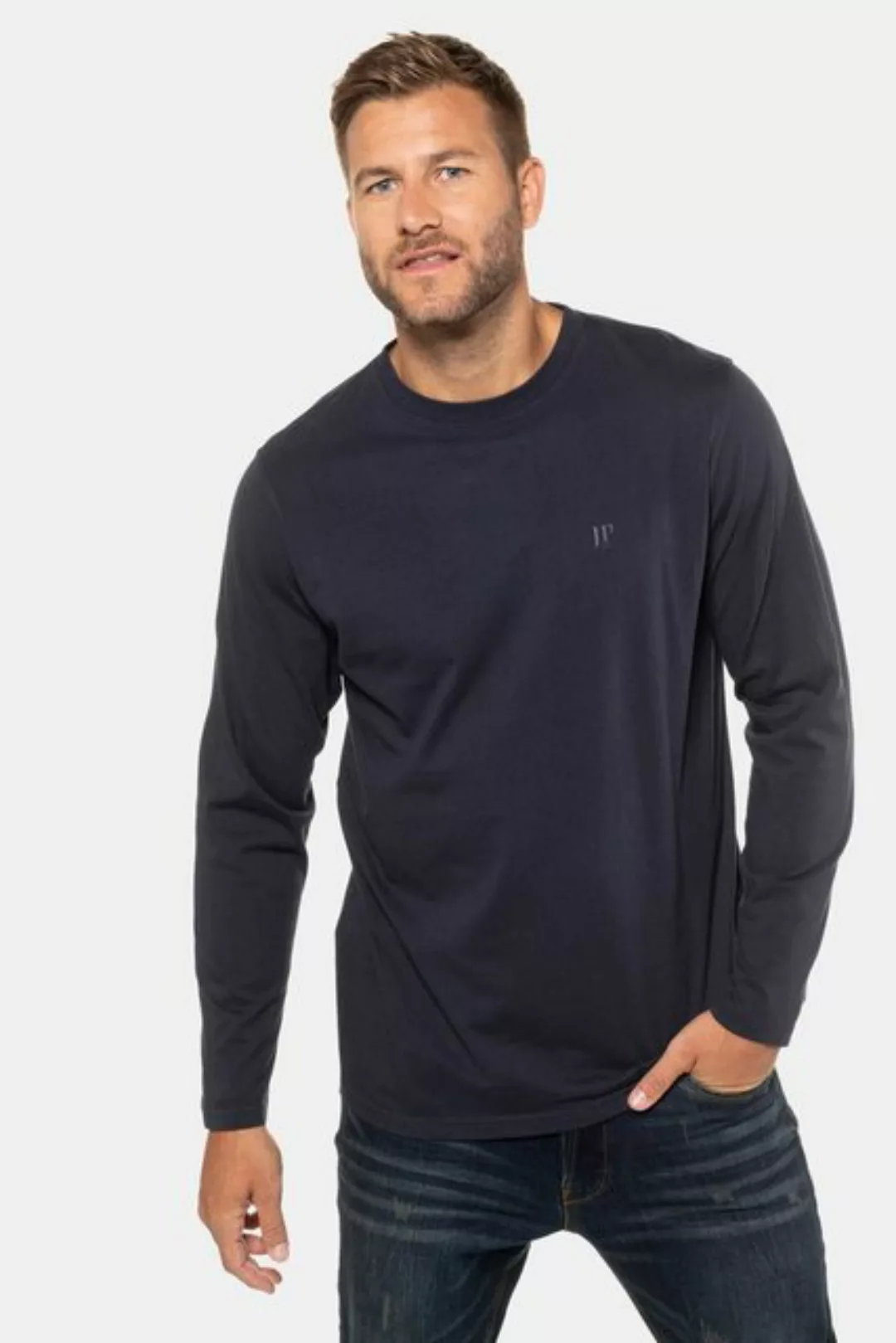 JP1880 T-Shirt Langarmshirt Basic bis 8XL günstig online kaufen
