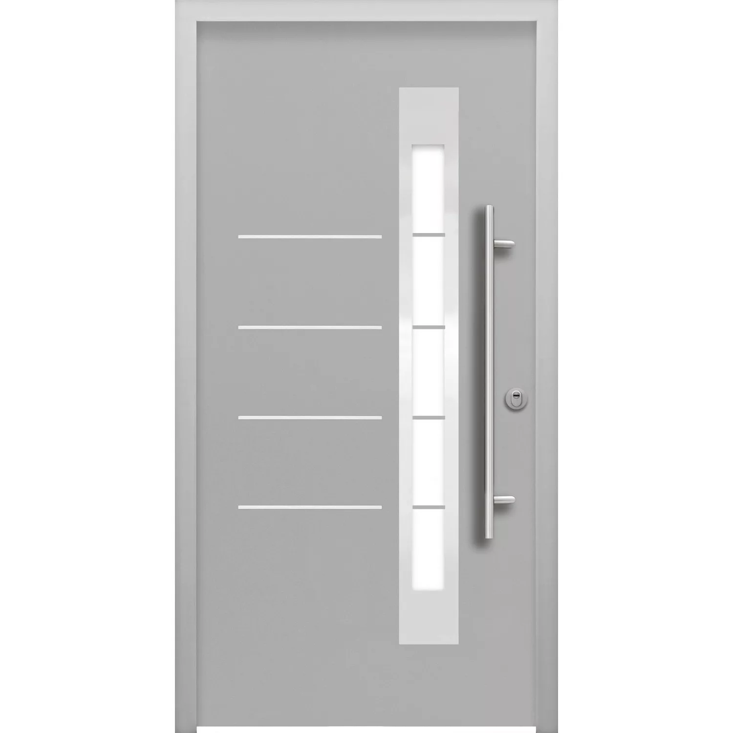 Splendoor Thermospace Sicherheits-Haustür Berlin Prime RC2K Grau 110x210 cm günstig online kaufen