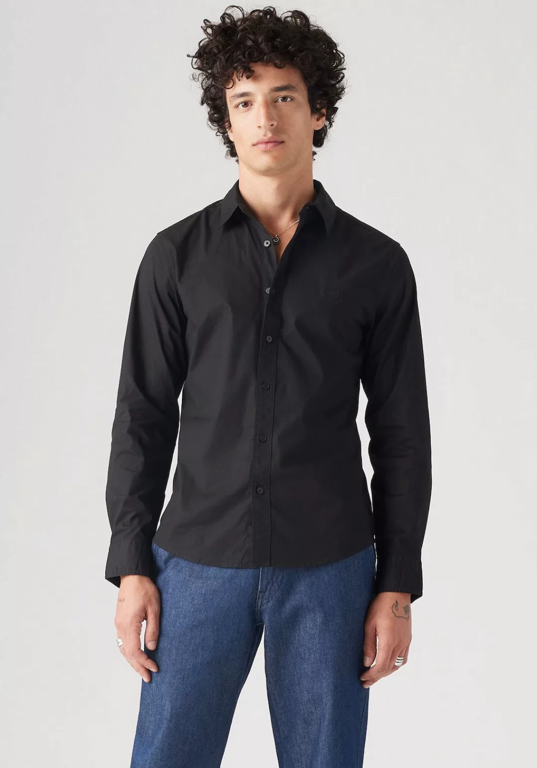 Levis Jeanshemd "BATTERY HM SHIRT SLIM", mit Logobadge günstig online kaufen