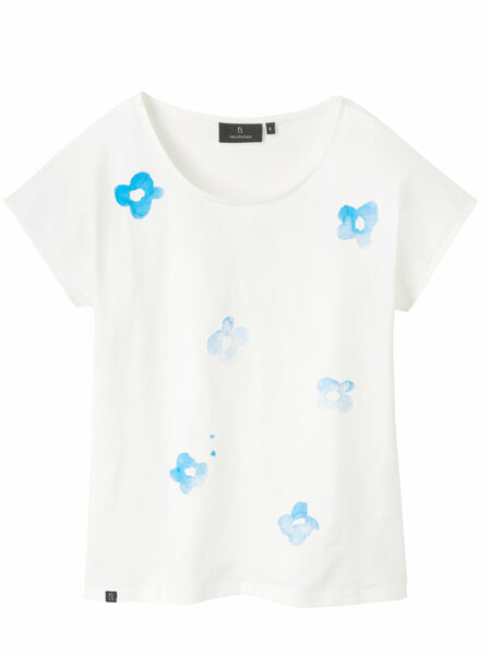 Recolution Damen T-shirt Flowers Reine Bio-baumwolle günstig online kaufen