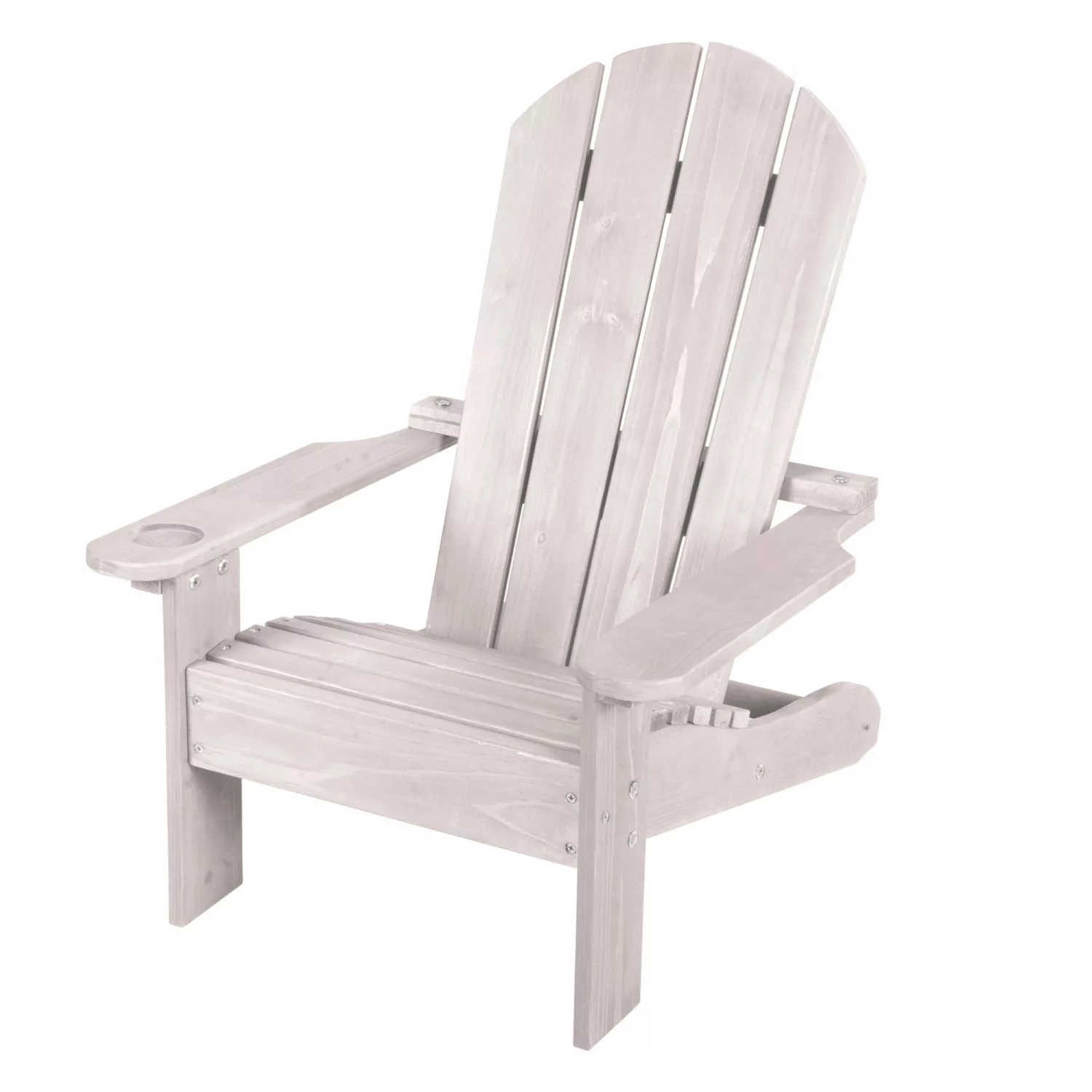 roba Outdoor Kinderstuhl Deck Chair in Grau aus FSC-Holz günstig online kaufen