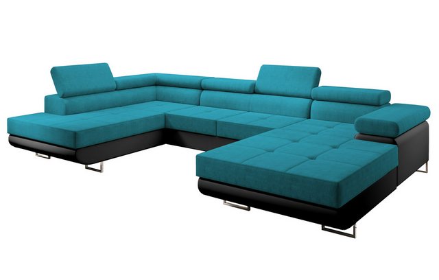 Furnix Wohnlandschaft Zante Couch Schlafsofa U-Sofa mit Schlaffunktion Lede günstig online kaufen