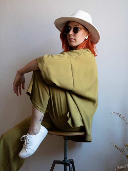 Ecostories Oversize Kimono Aus Lyocell günstig online kaufen