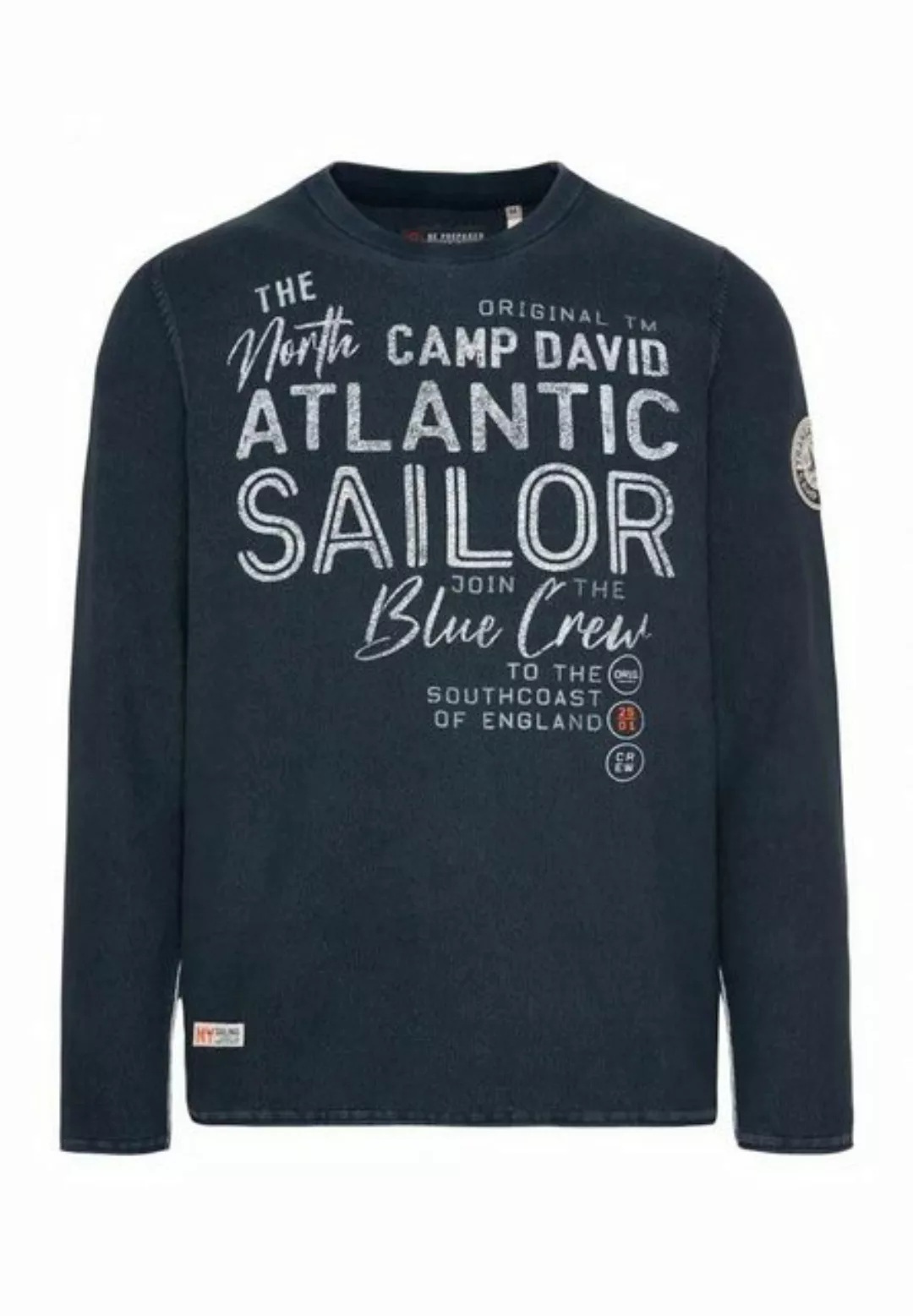 CAMP DAVID Sweatshirt Strickpullover ATLANTIC CROSSING Pullover R-Neck (1-t günstig online kaufen