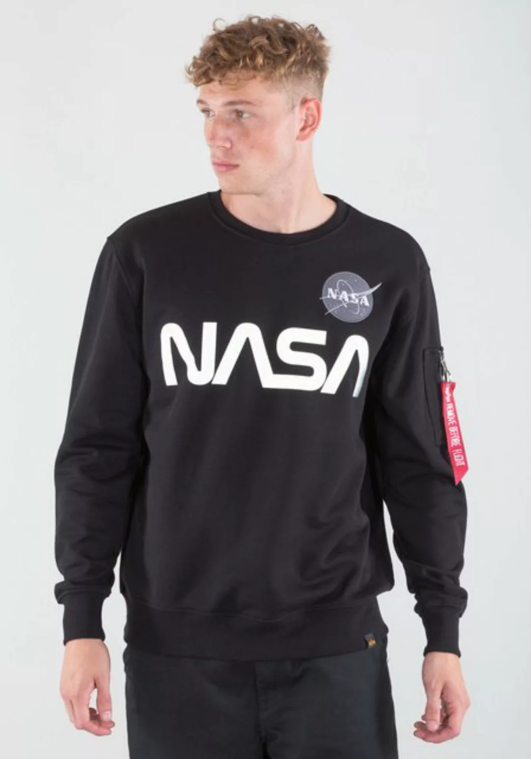 Alpha Industries Sweater "Alpha Industries Men - Sweatshirts NASA Reflectiv günstig online kaufen