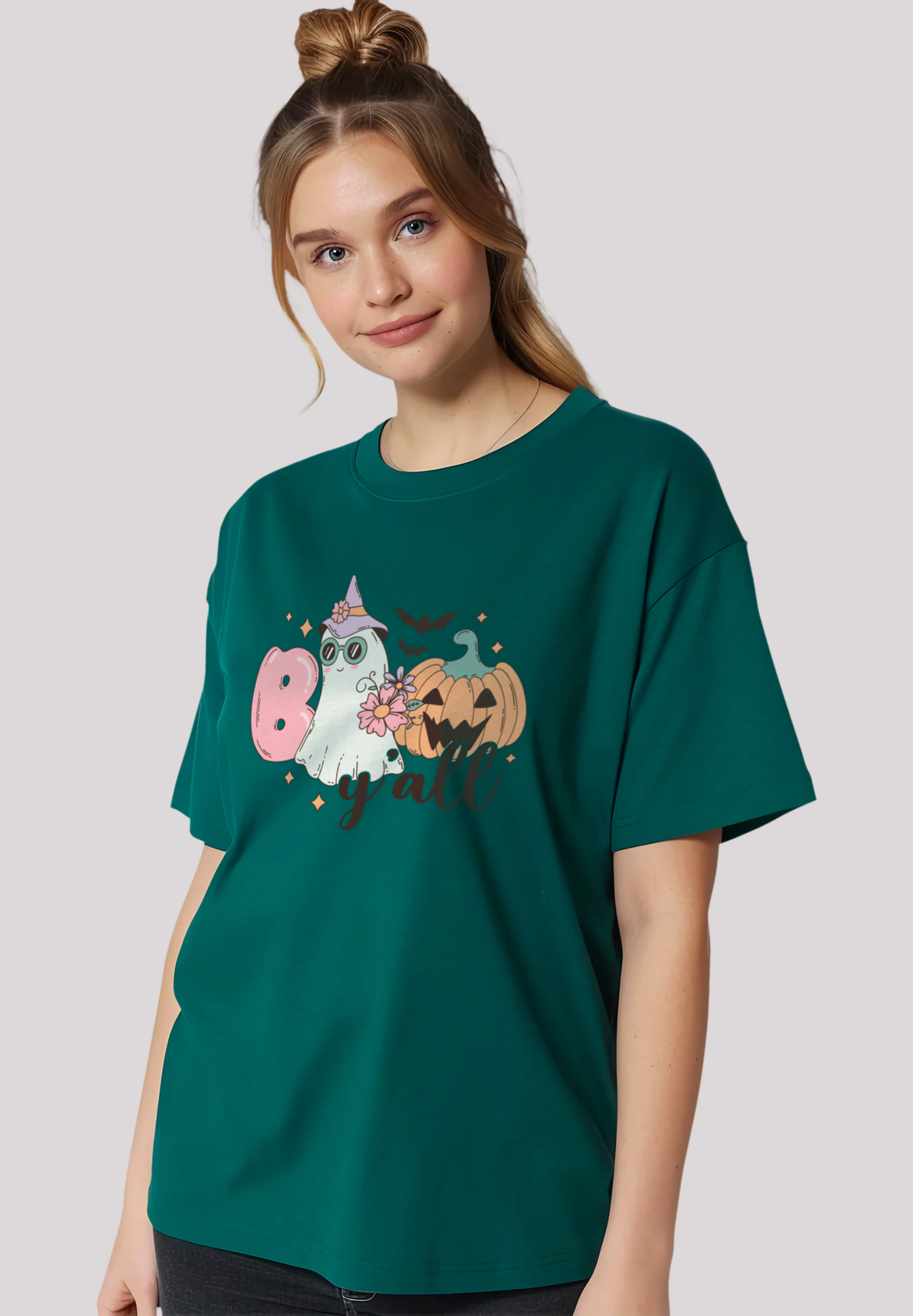 F4NT4STIC T-Shirt "Retro Halloween Boo y all", Premium Qualität günstig online kaufen