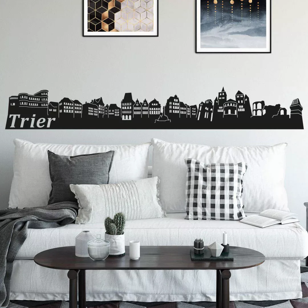 Wall-Art Wandtattoo "XXL Stadt Skyline Trier 120cm", (1 St.), selbstklebend günstig online kaufen