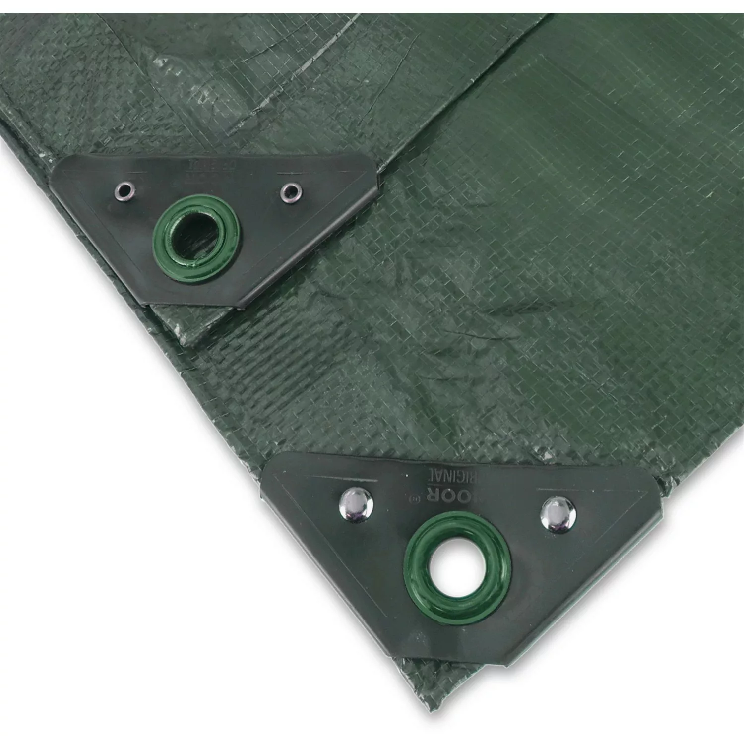 Noor Abdeckplane Profi 140 g/m² Gewebeplane 2 m x 2 m Grün günstig online kaufen