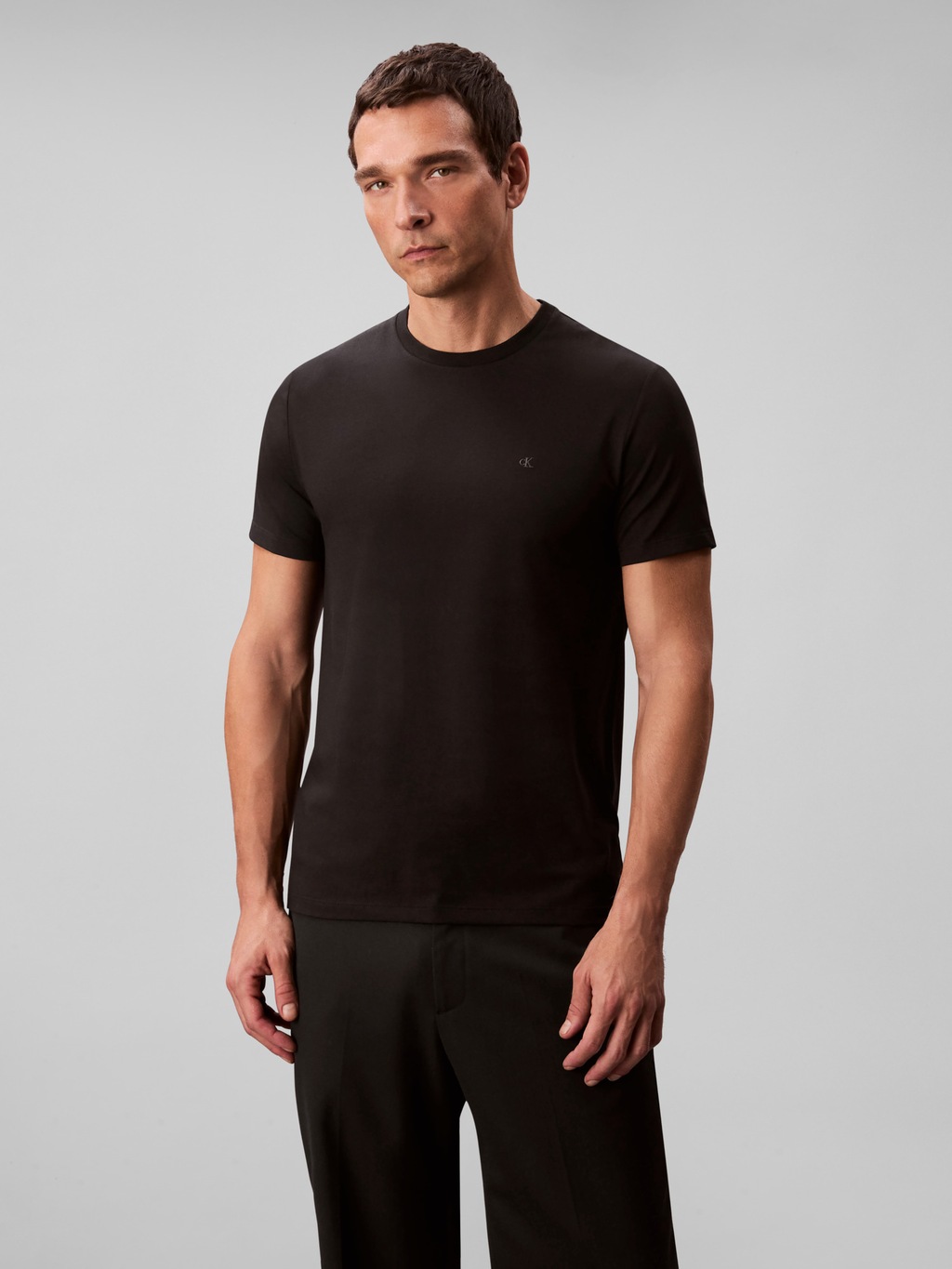Calvin Klein T-Shirt "SS STRETCH COTTON SLIM TEE 2PK", (Packung, 2 tlg.), R günstig online kaufen