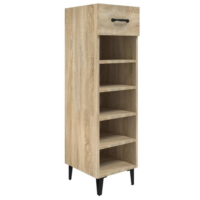 furnicato Schuhschrank Sonoma-Eiche 30x35x105 cm Holzwerkstoff günstig online kaufen