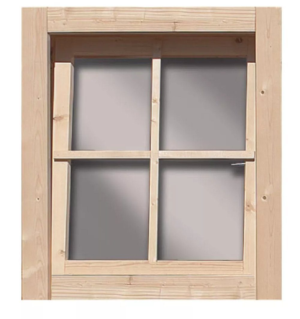 Karibu Fenster Gartenhaus Fenster Echtglas Dreh-/Kippfenster günstig online kaufen