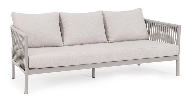 Bizzotto Gartensofa Gartensofa Florencia aus Aluminium, Sand günstig online kaufen