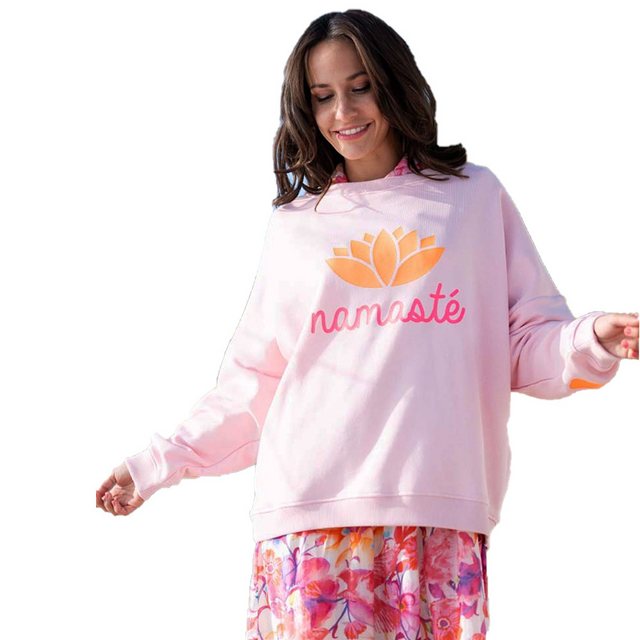 Miss Goodlife Sweatshirt MG9093 Miss Goodlife Sweatshirt Namaste Glitzer, d günstig online kaufen