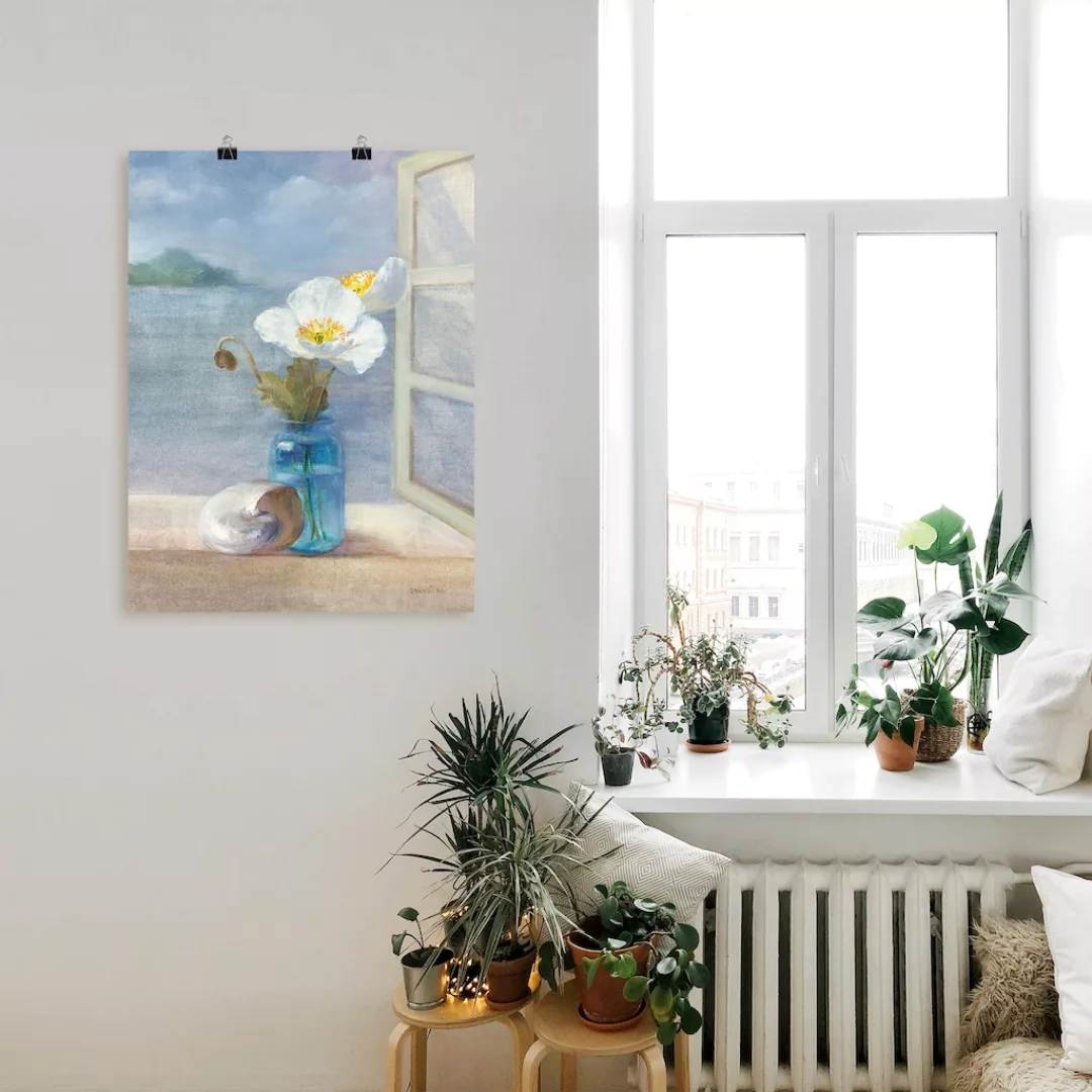 Artland Wandbild »Küsten Blumen II«, Arrangements, (1 St.), als Leinwandbil günstig online kaufen