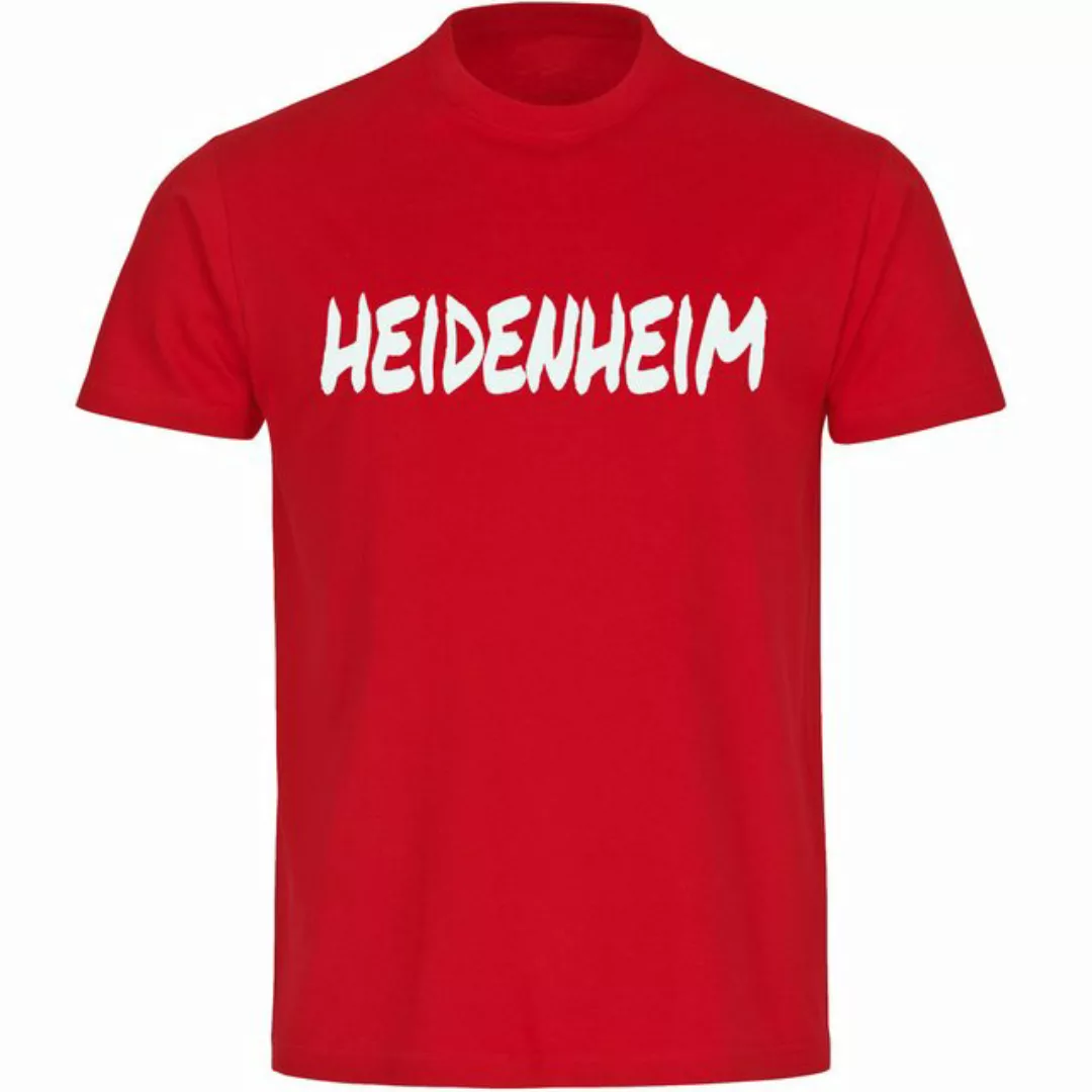 multifanshop T-Shirt Herren Heidenheim - Textmarker - Männer günstig online kaufen