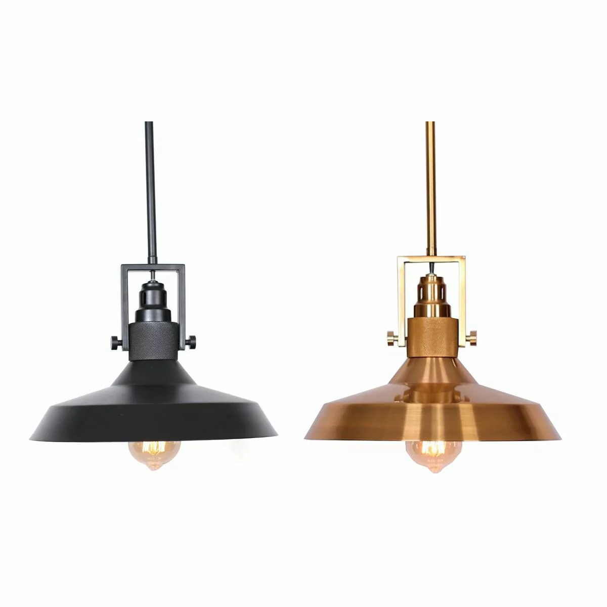 Deckenlampe Dkd Home Decor Schwarz Golden Metall (30,5 X 30,5 X 25.4 Cm) (2 günstig online kaufen