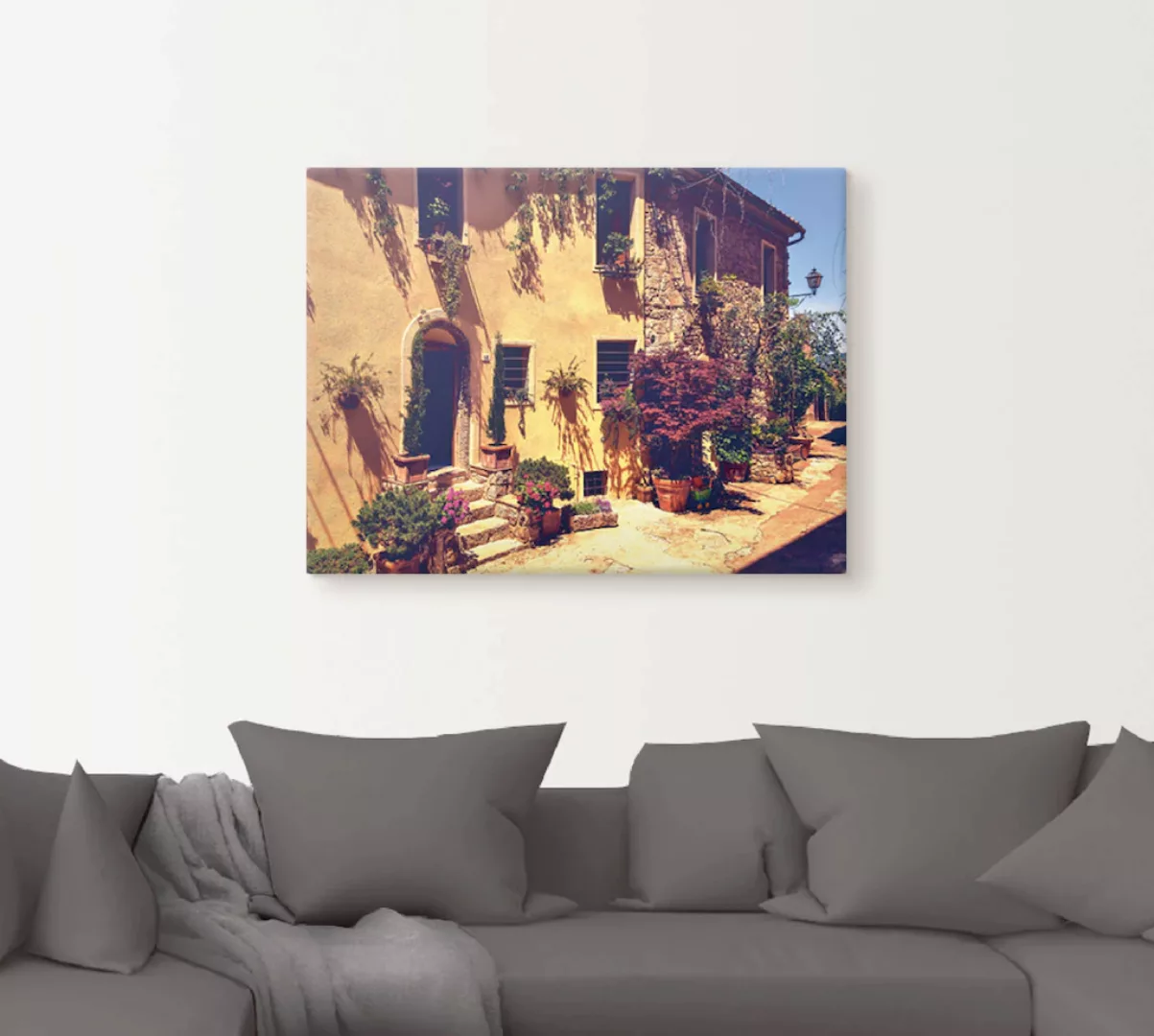 Artland Wandbild "Siena Toskana", Europa, (1 St.), als Leinwandbild, Poster günstig online kaufen